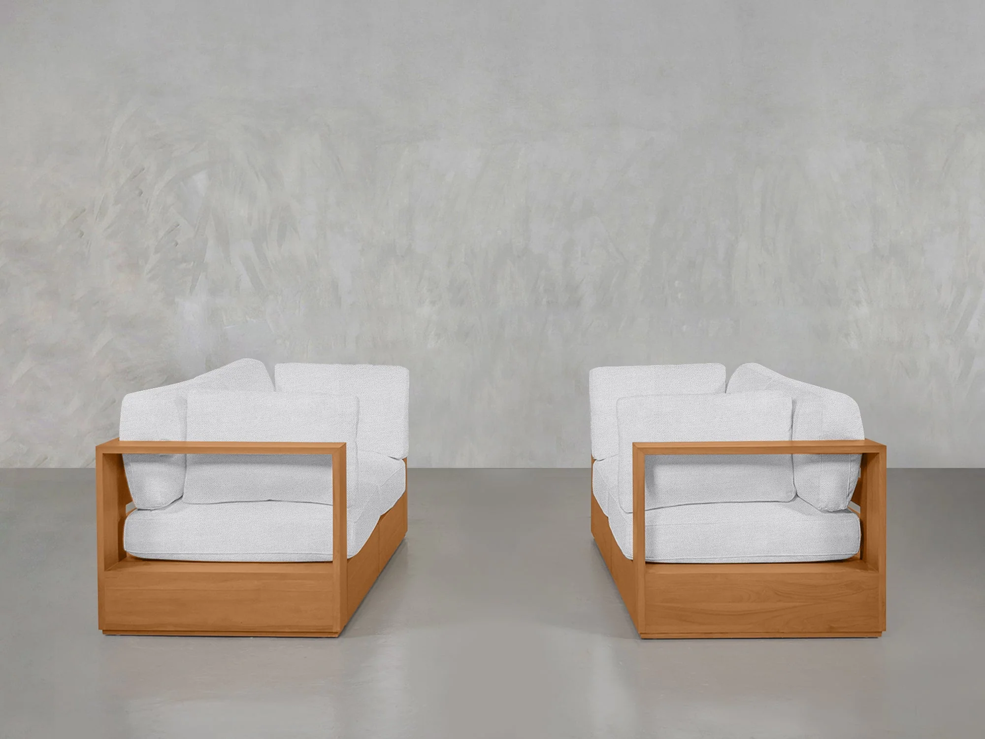 2-2 Sofa Set Teak Outdoor - Image 8