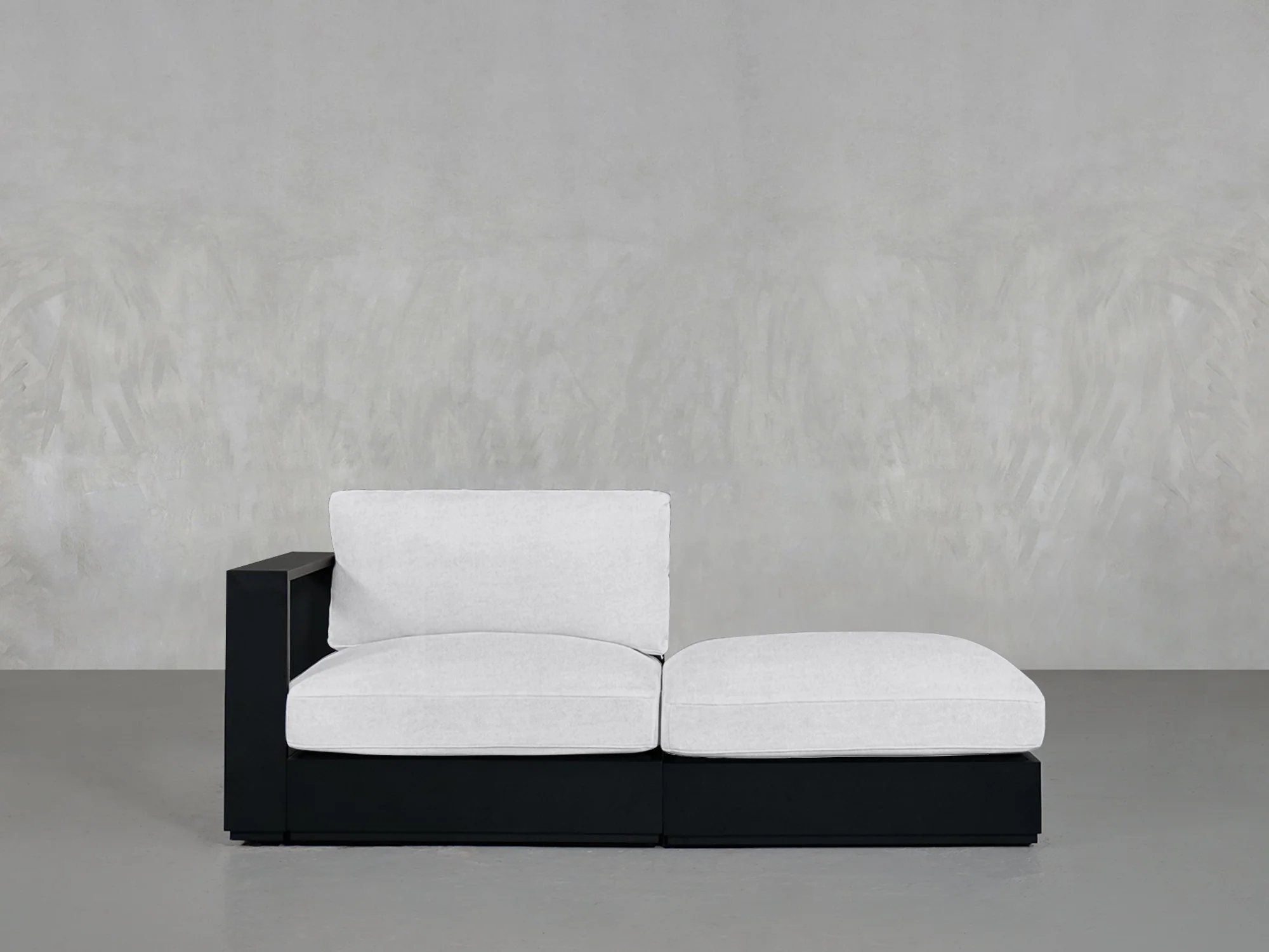 2-Seat Modular Lounger Loveseat Aluminum Outdoor - Image 5