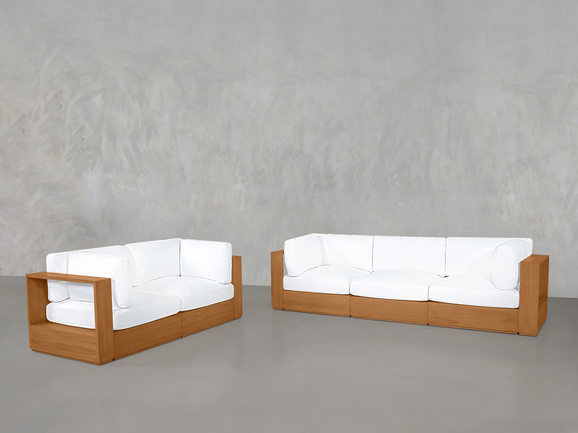 3-2 Sofa Set Teak Outdoor - Image 3