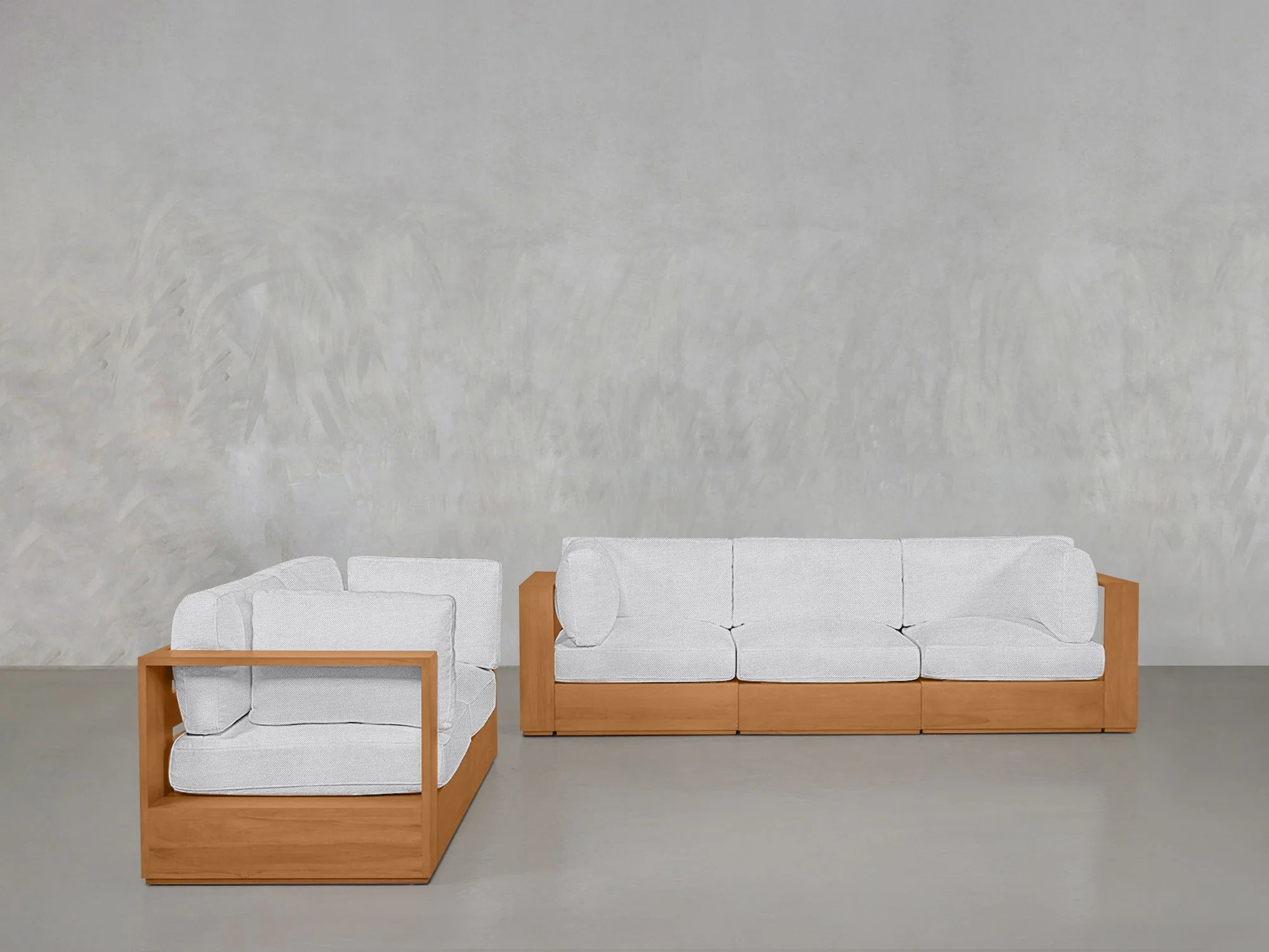 3-2 Sofa Set Teak Outdoor - Image 8