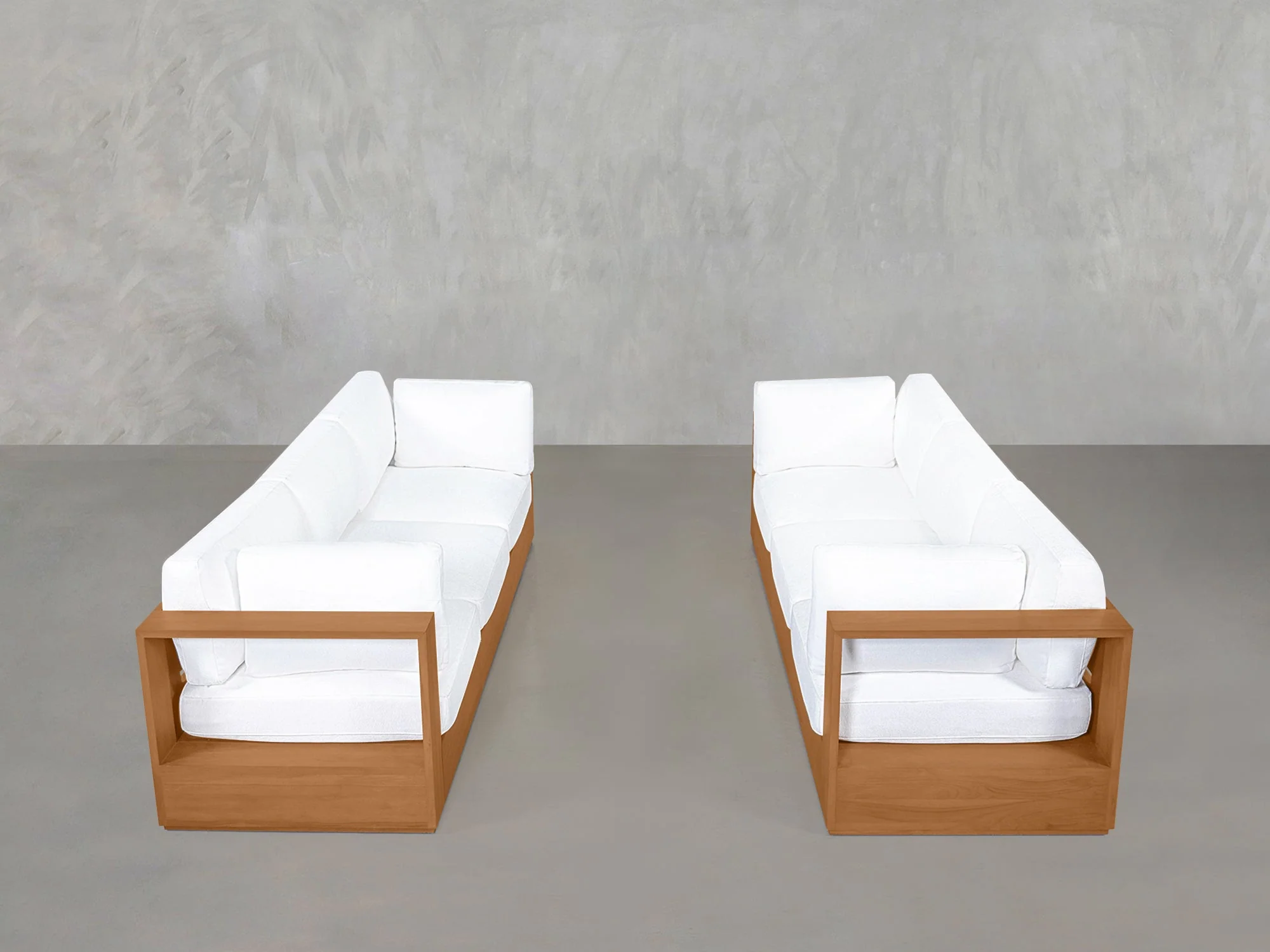 3-3 Sofa Set Teak Outdoor - Image 2