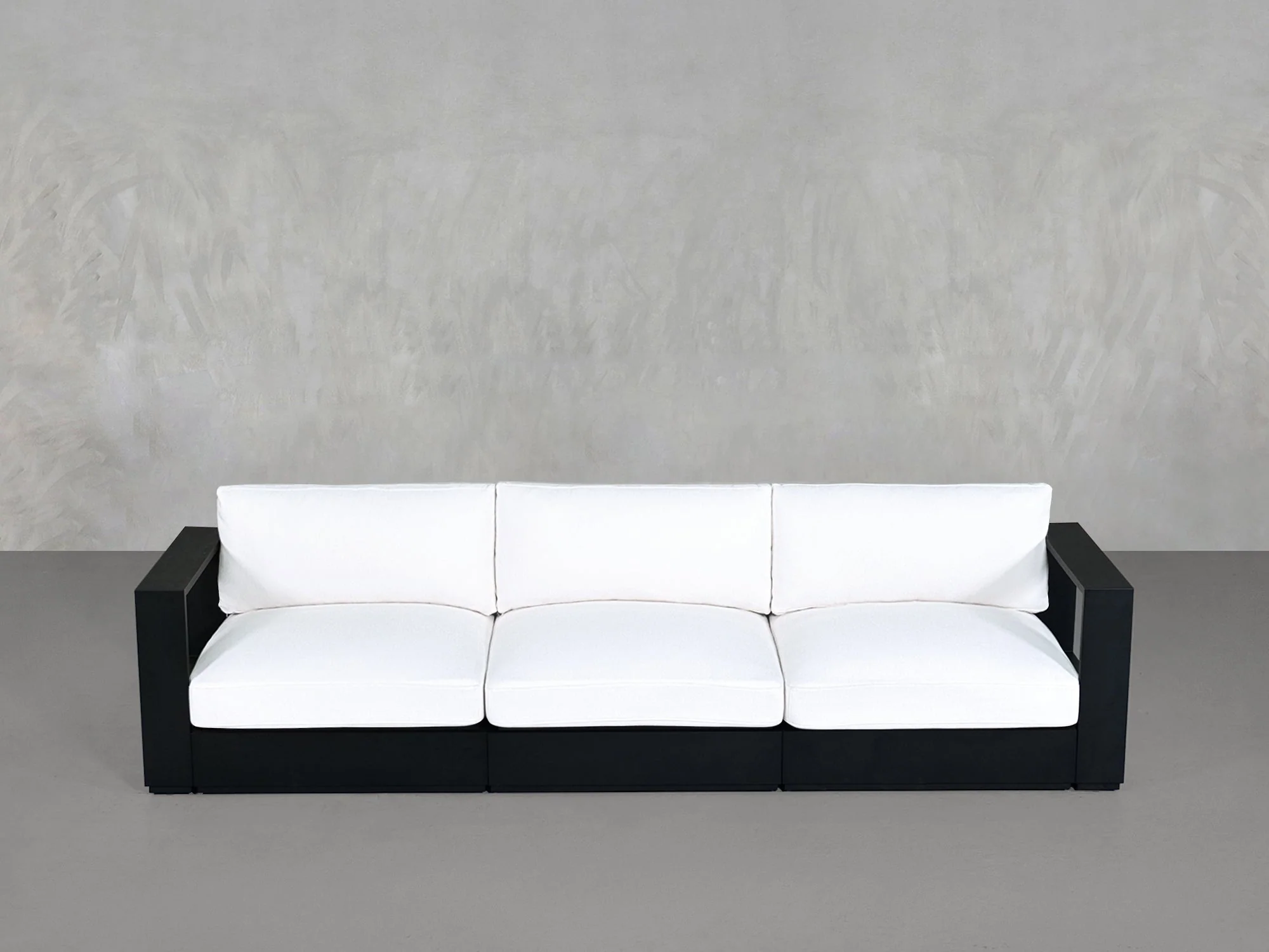 3-Seat Modular Sofa Aluminum Outdoor - Image 2