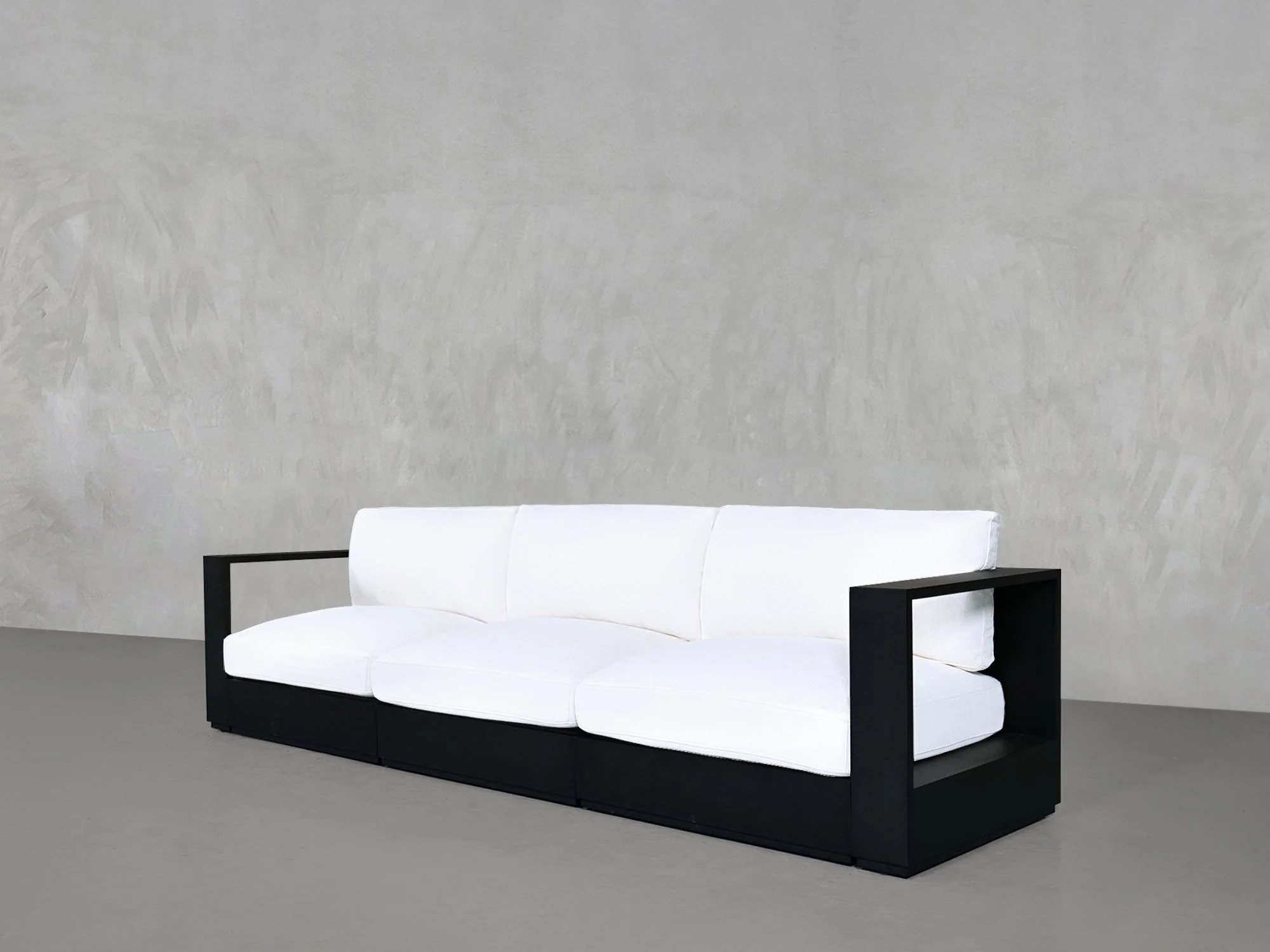 3-Seat Modular Sofa Aluminum Outdoor - Image 5