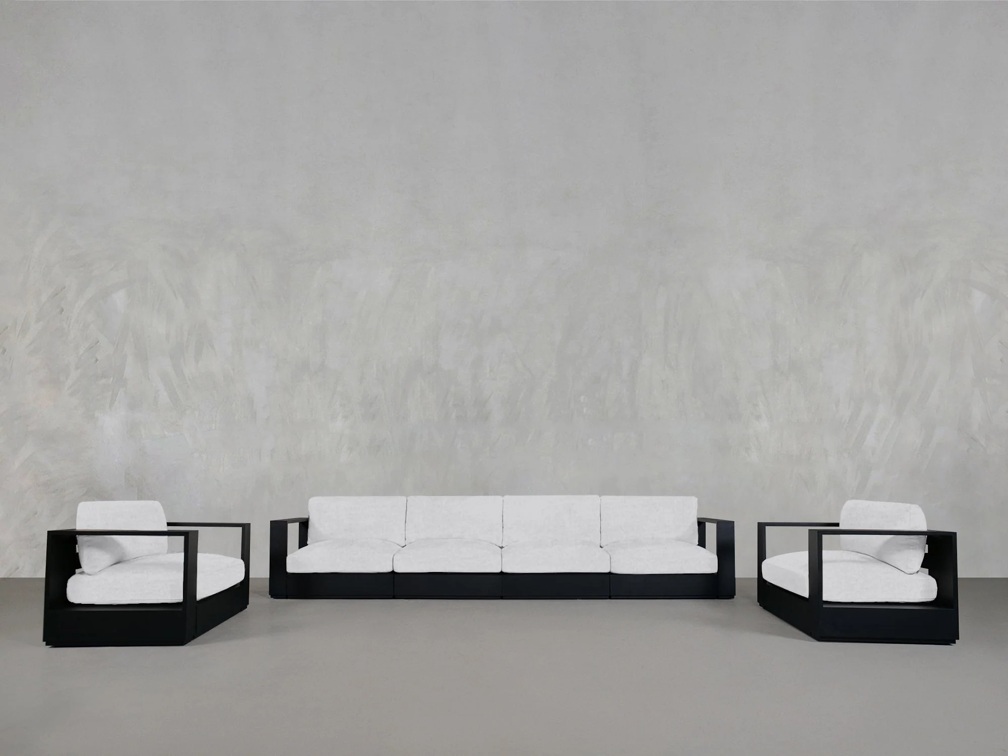 4-1-1 Sofa & Armchair Set Aluminum Outdoor - Image 5