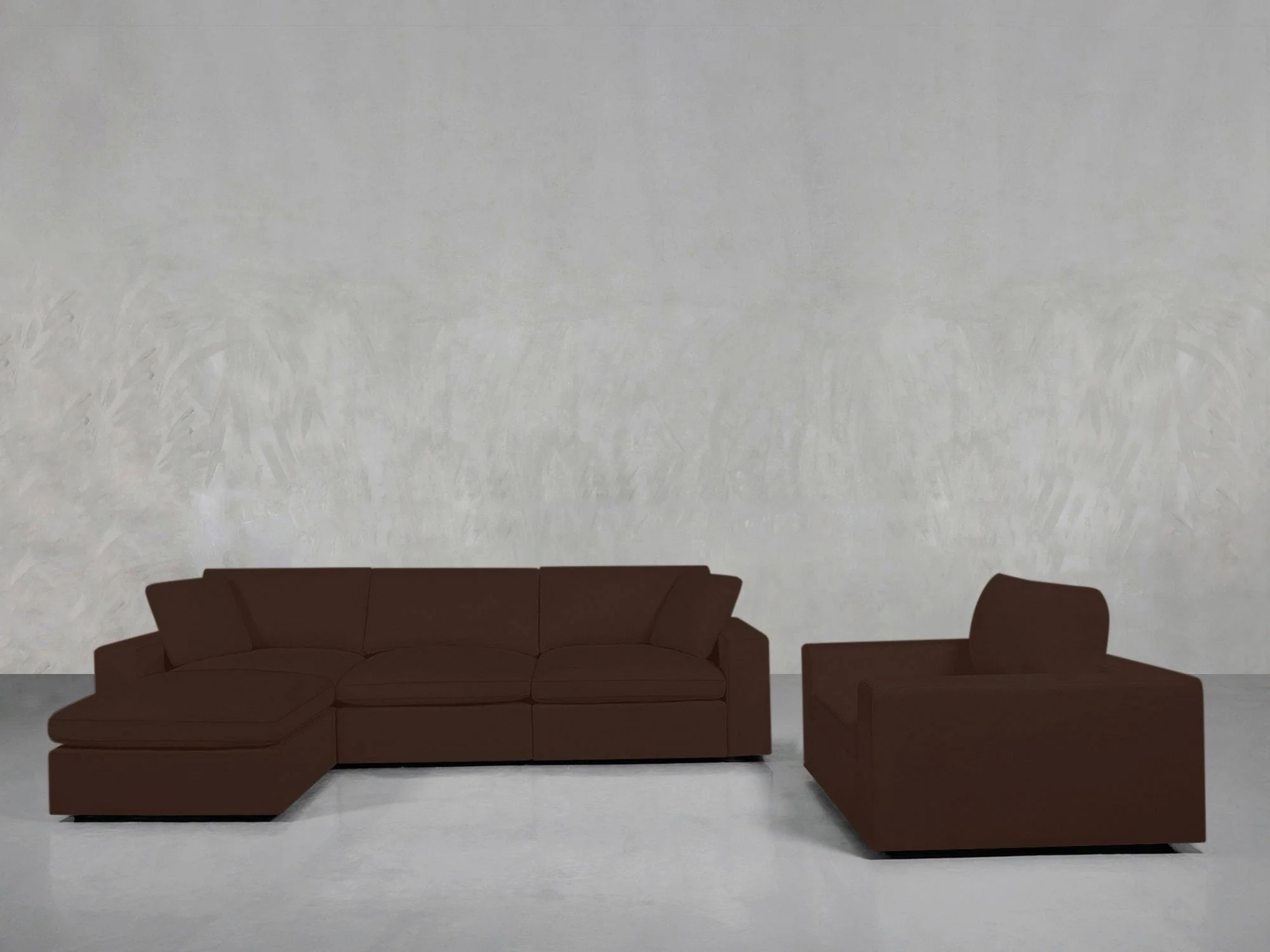 4-1 Sectional & Armchair Set - Image 101