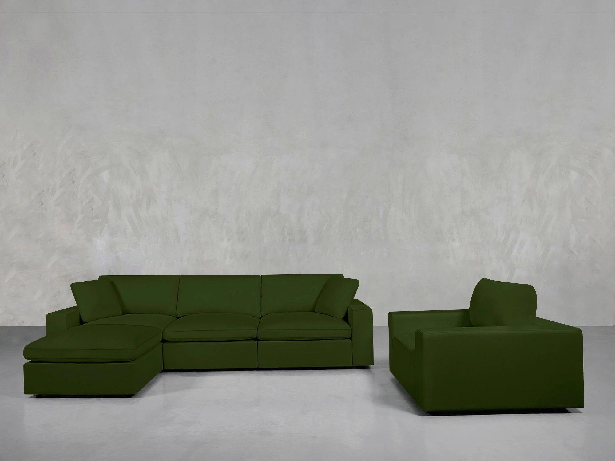 4-1 Sectional & Armchair Set - Image 109
