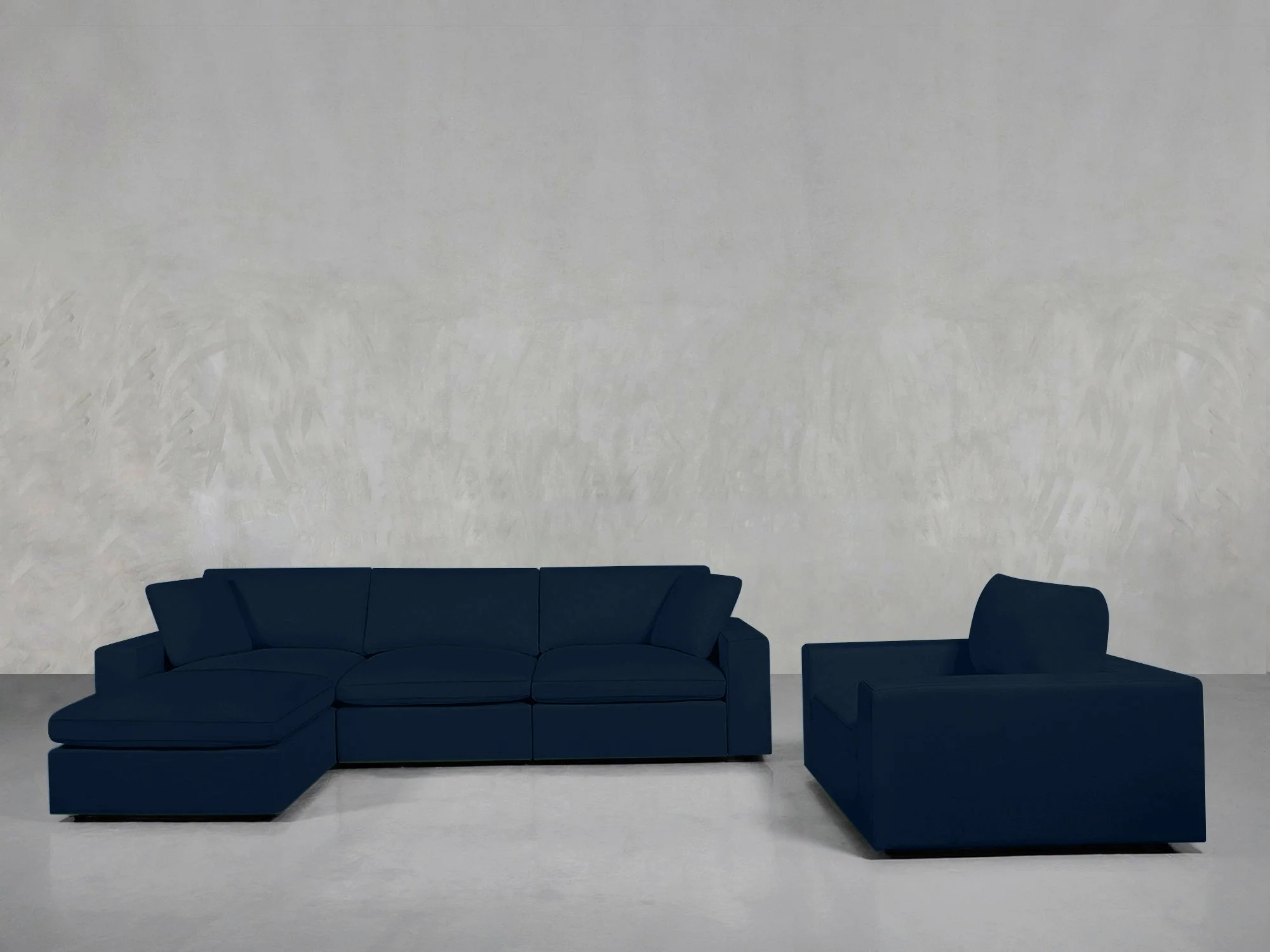 4-1 Sectional & Armchair Set - Image 117