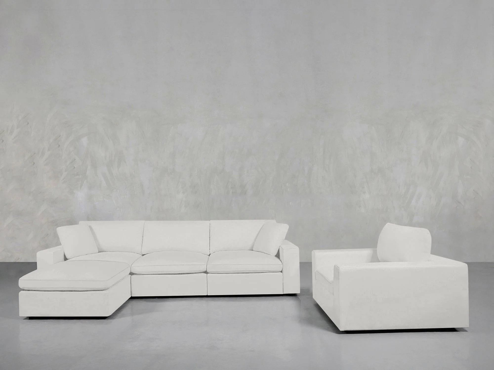 4-1 Sectional & Armchair Set - Image 125