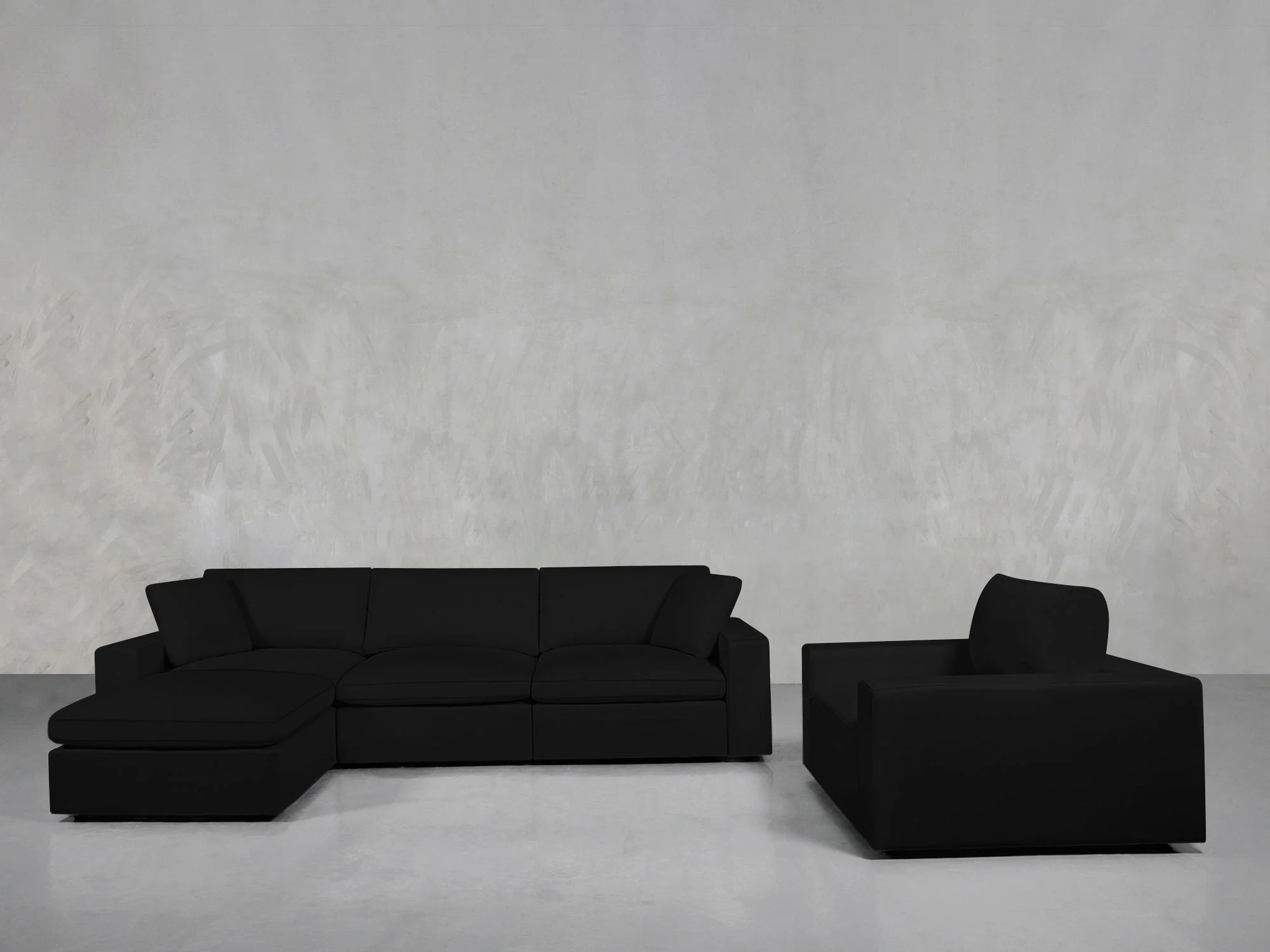 4-1 Sectional & Armchair Set - Image 141