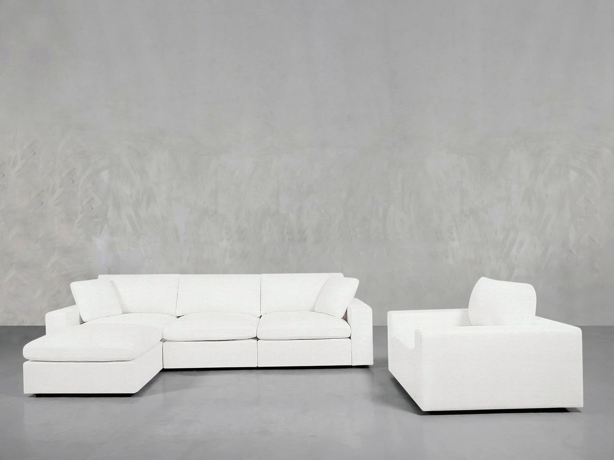 4-1 Sectional & Armchair Set - Image 31