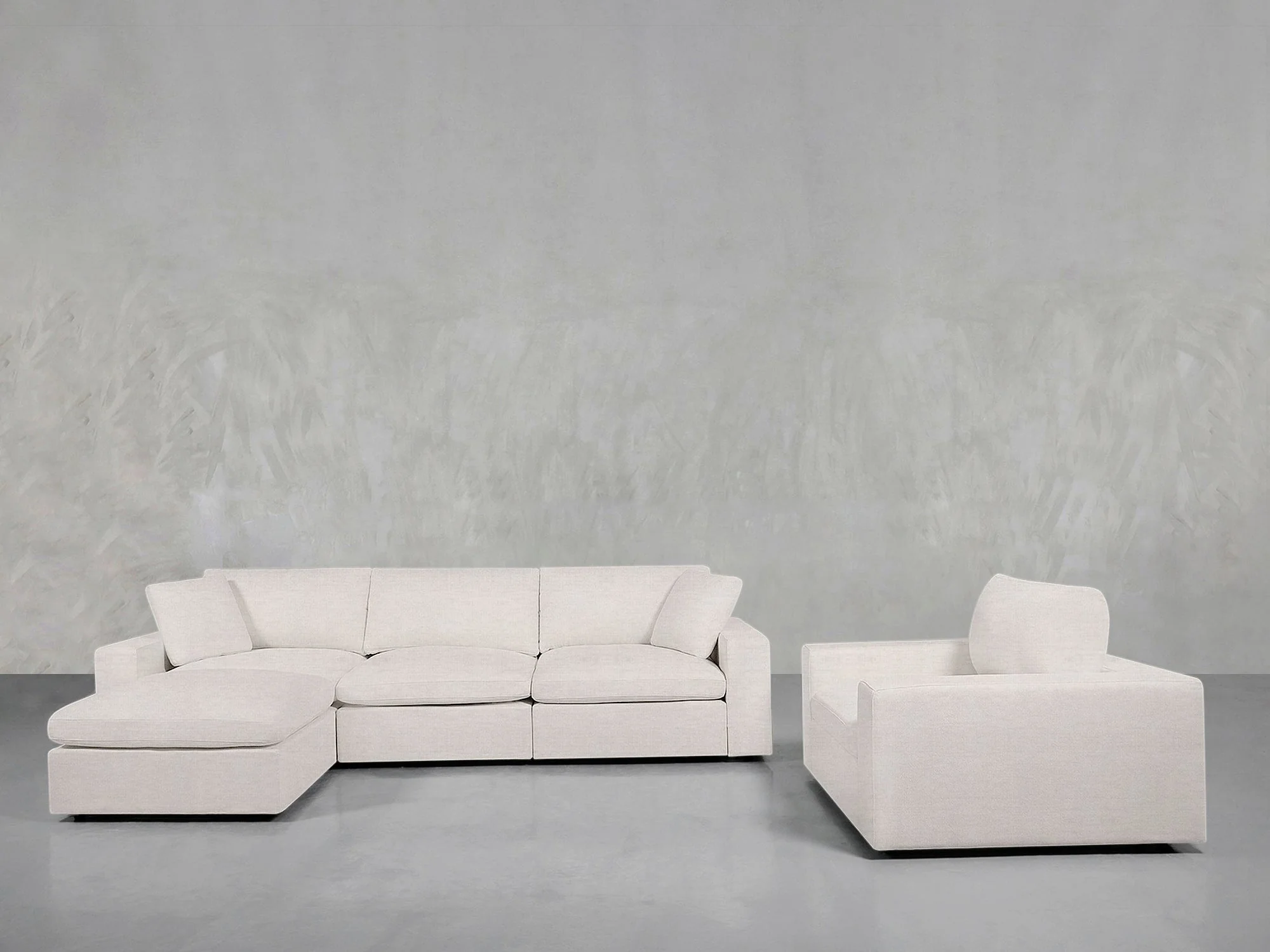 4-1 Sectional & Armchair Set - Image 39
