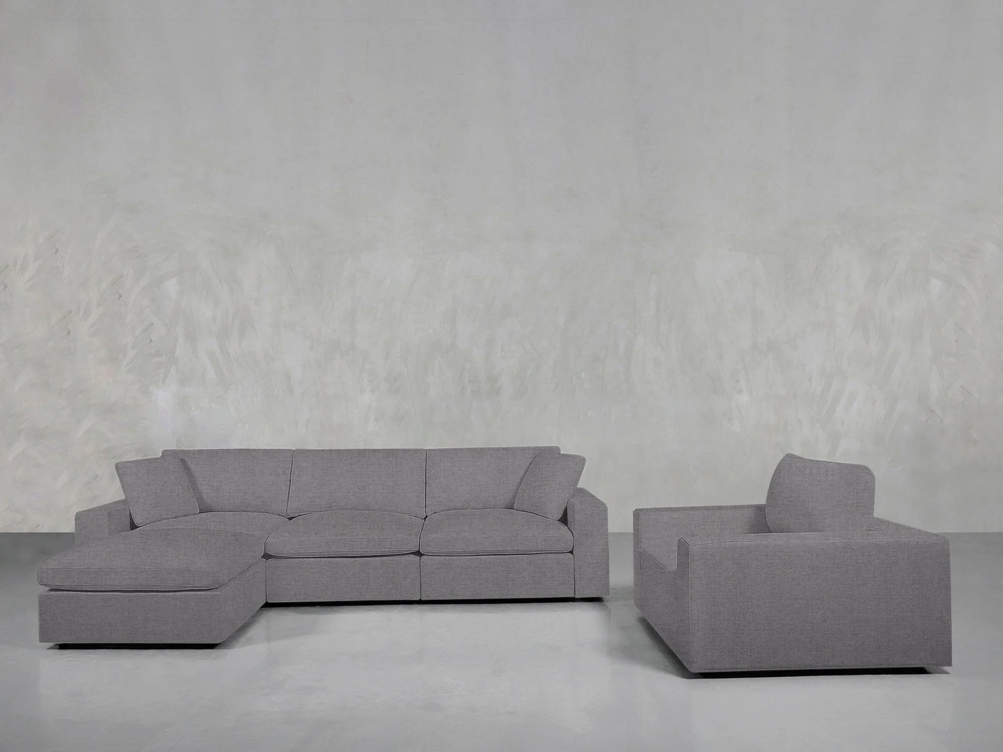 4-1 Sectional & Armchair Set - Image 53