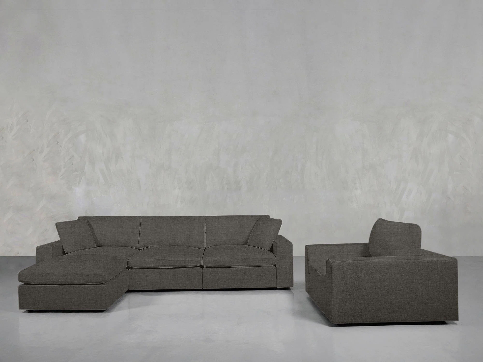 4-1 Sectional & Armchair Set - Image 61