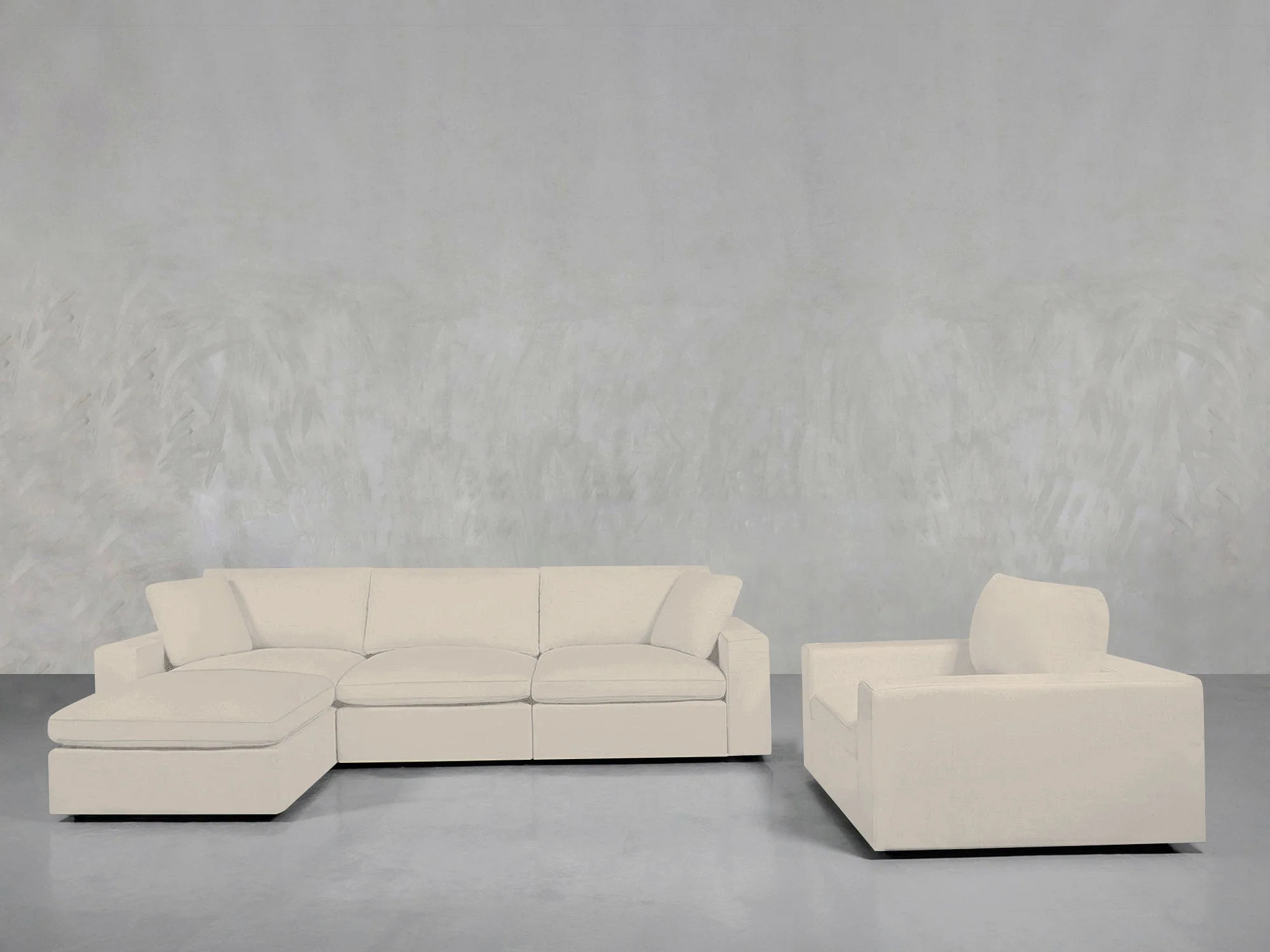 4-1 Sectional & Armchair Set - Image 85