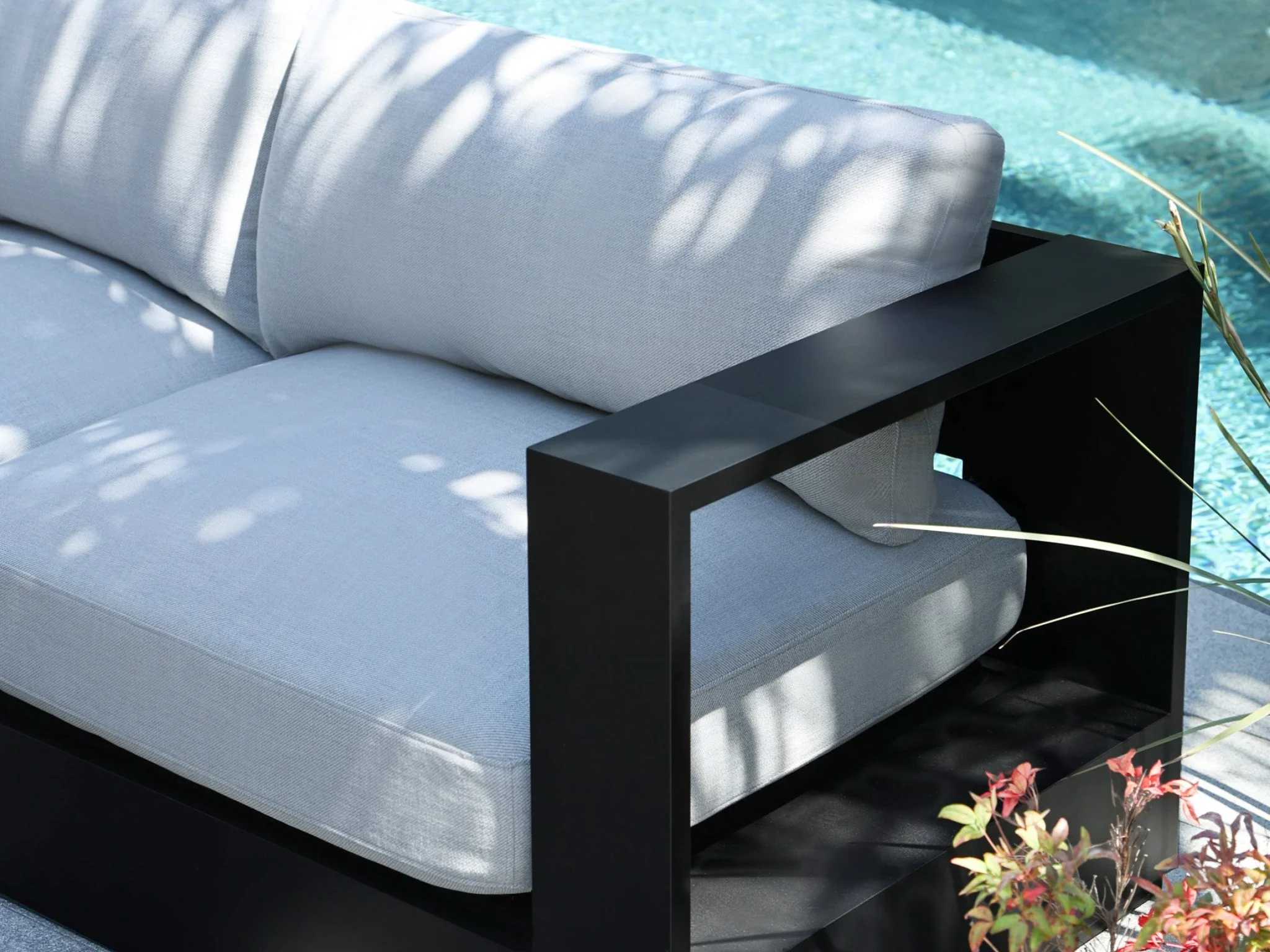 5-Seat Modular Corner Sectional Aluminum Outdoor - Image 9