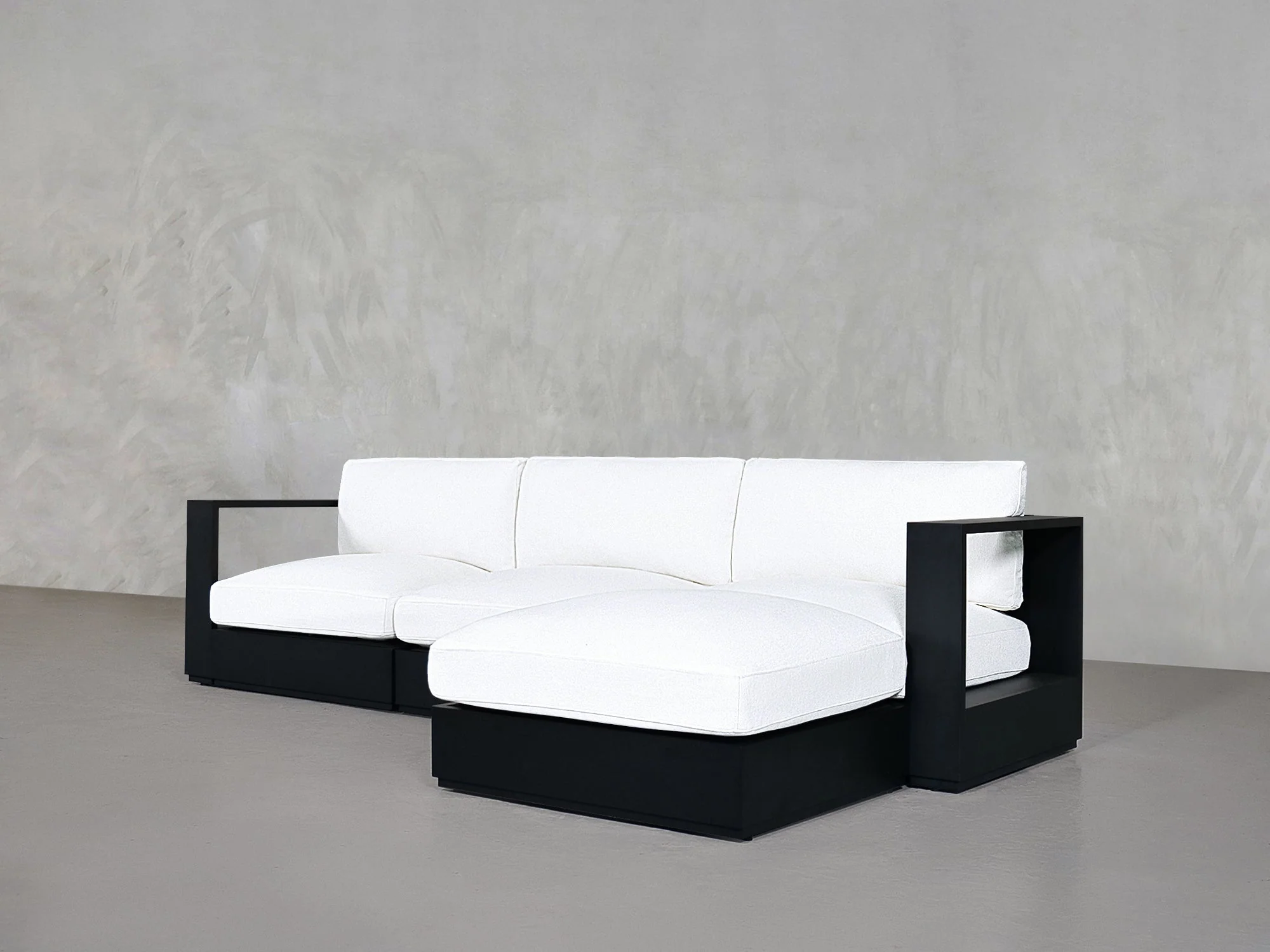 4-Seat Modular Chaise Sectional Aluminum Outdoor - Image 4