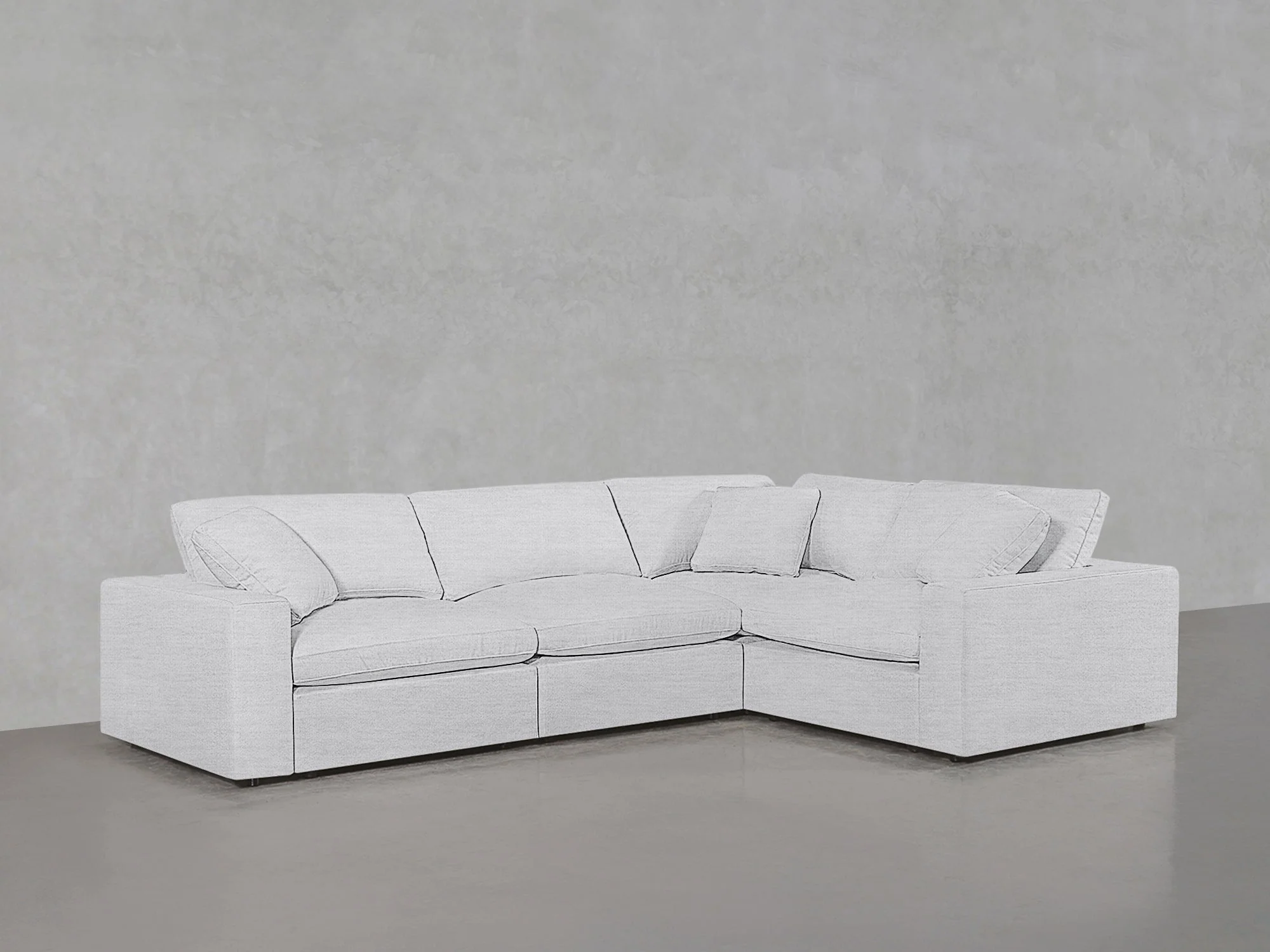 4-Seat Modular Corner Right Sectional - Image 67