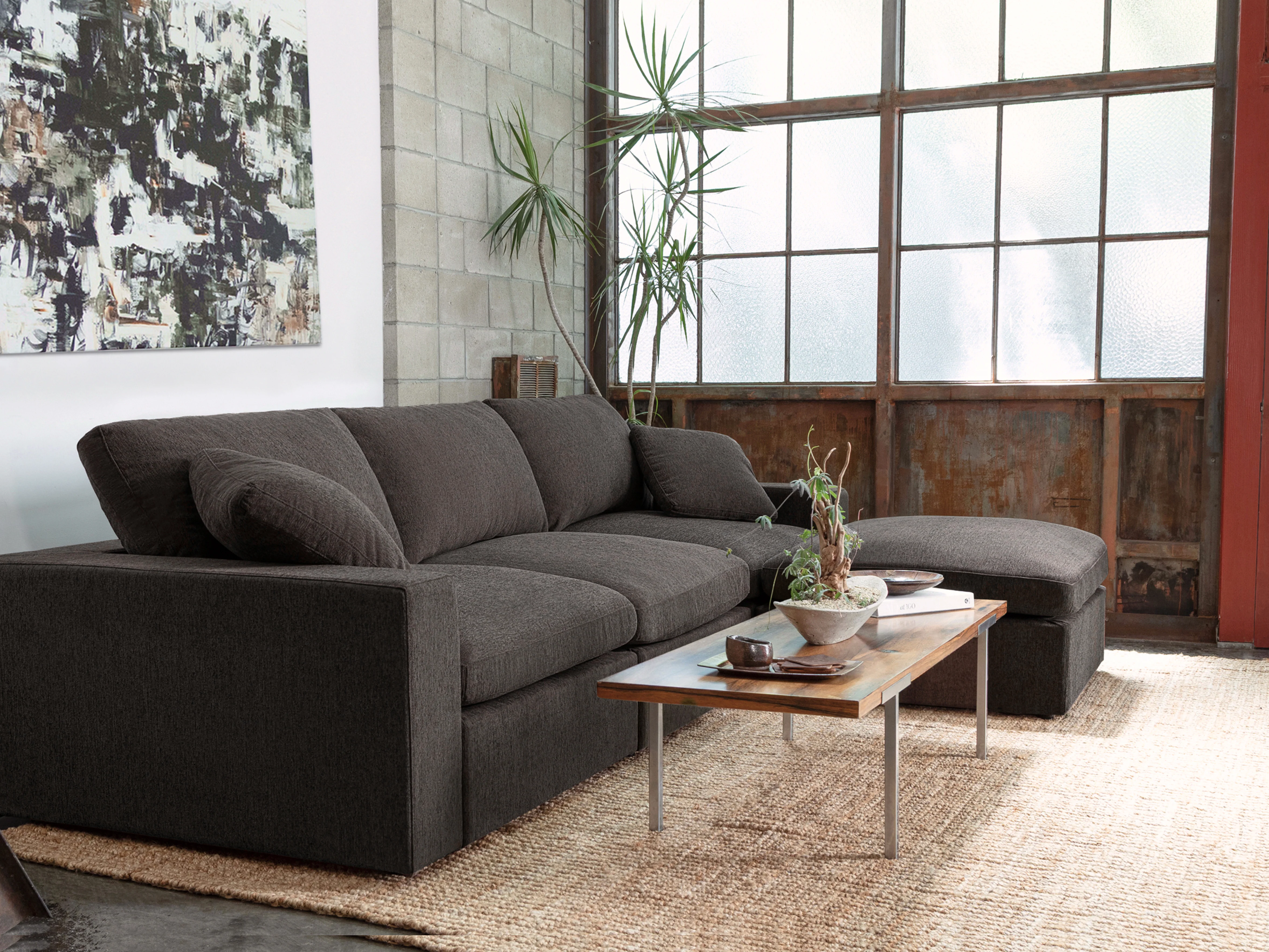 6-Seat Modular Double Chaise Sectional - Image 92