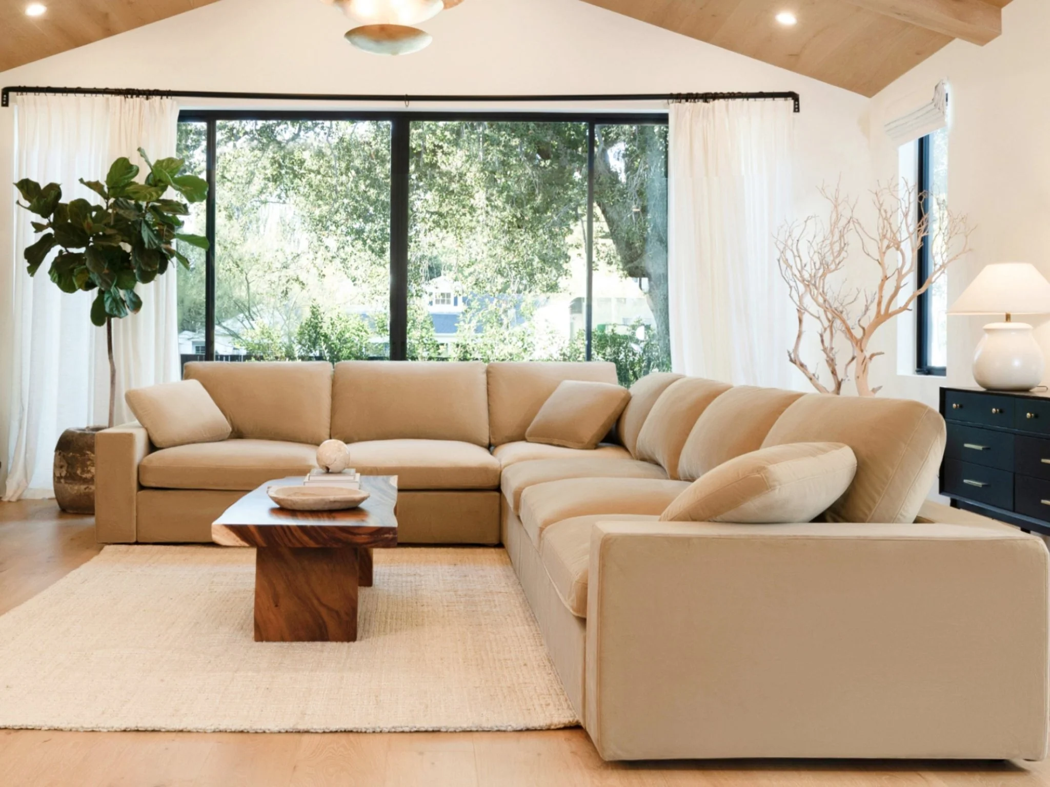 6-Seat Modular Double Chaise Sectional - Image 136