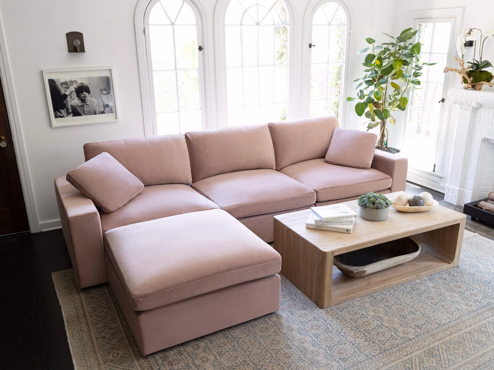 6-Seat Modular Double Chaise Sectional - Image 225