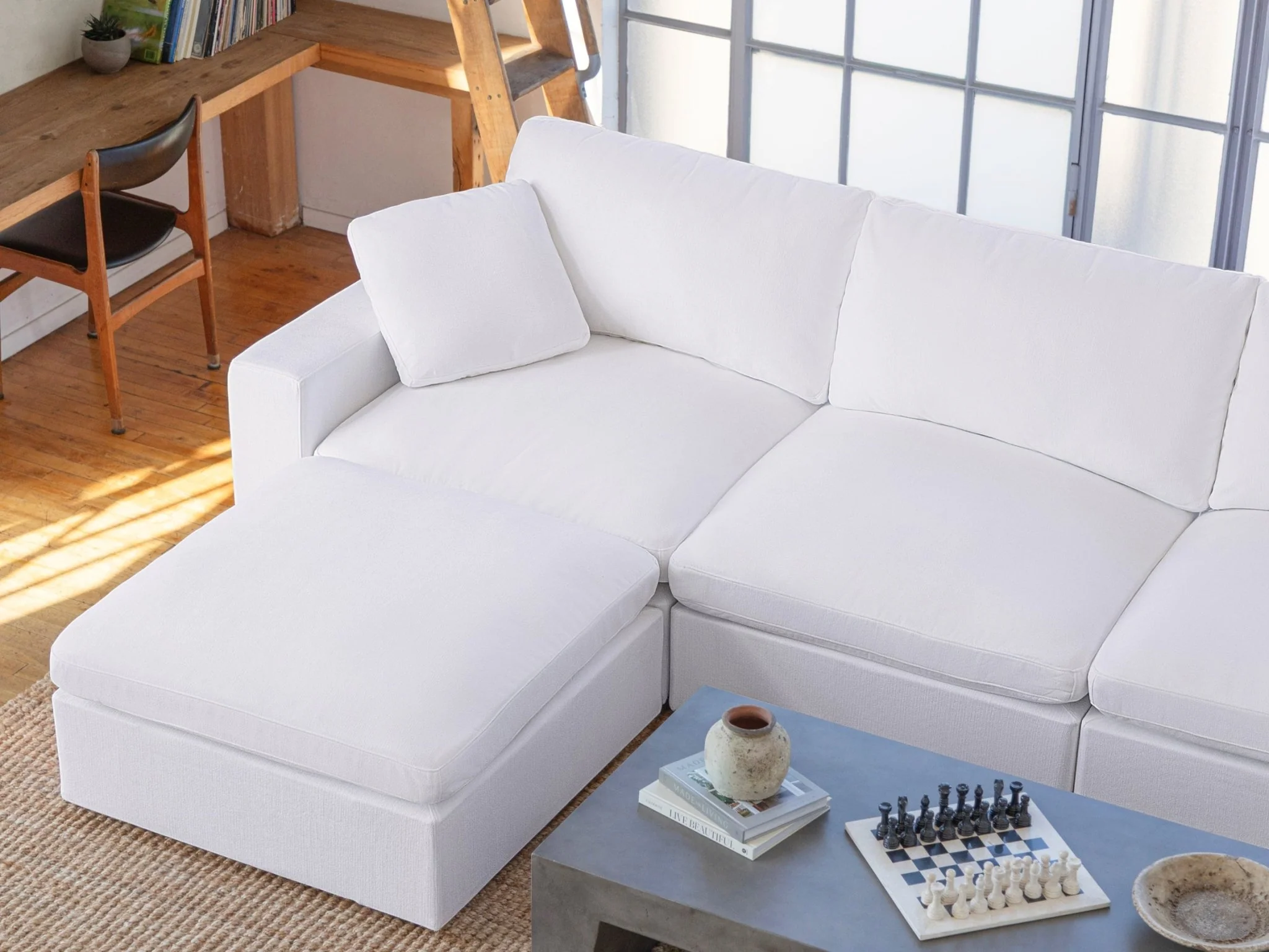 6-Seat Modular Double Chaise Sectional - Image 44