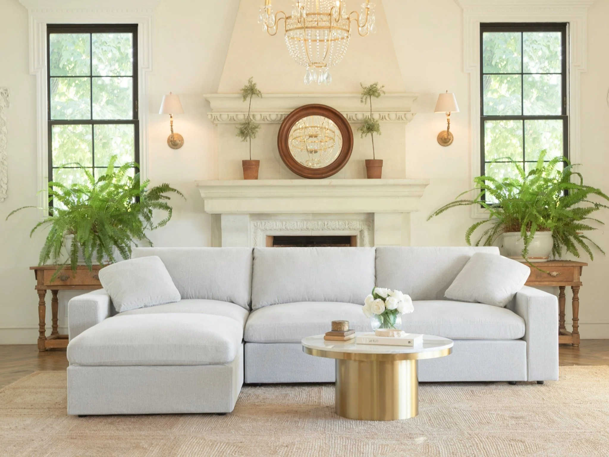 6-Seat Modular Double Chaise Sectional - Image 71