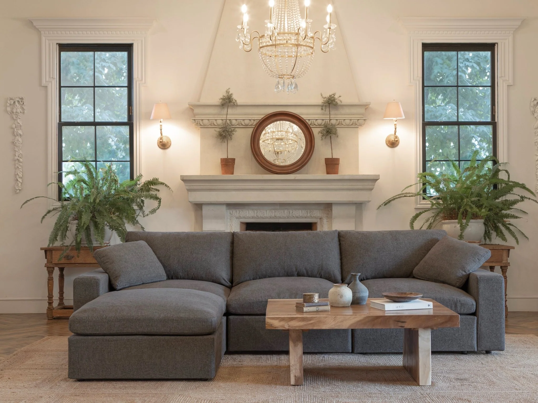 6-Seat Modular Double Chaise Sectional - Image 81