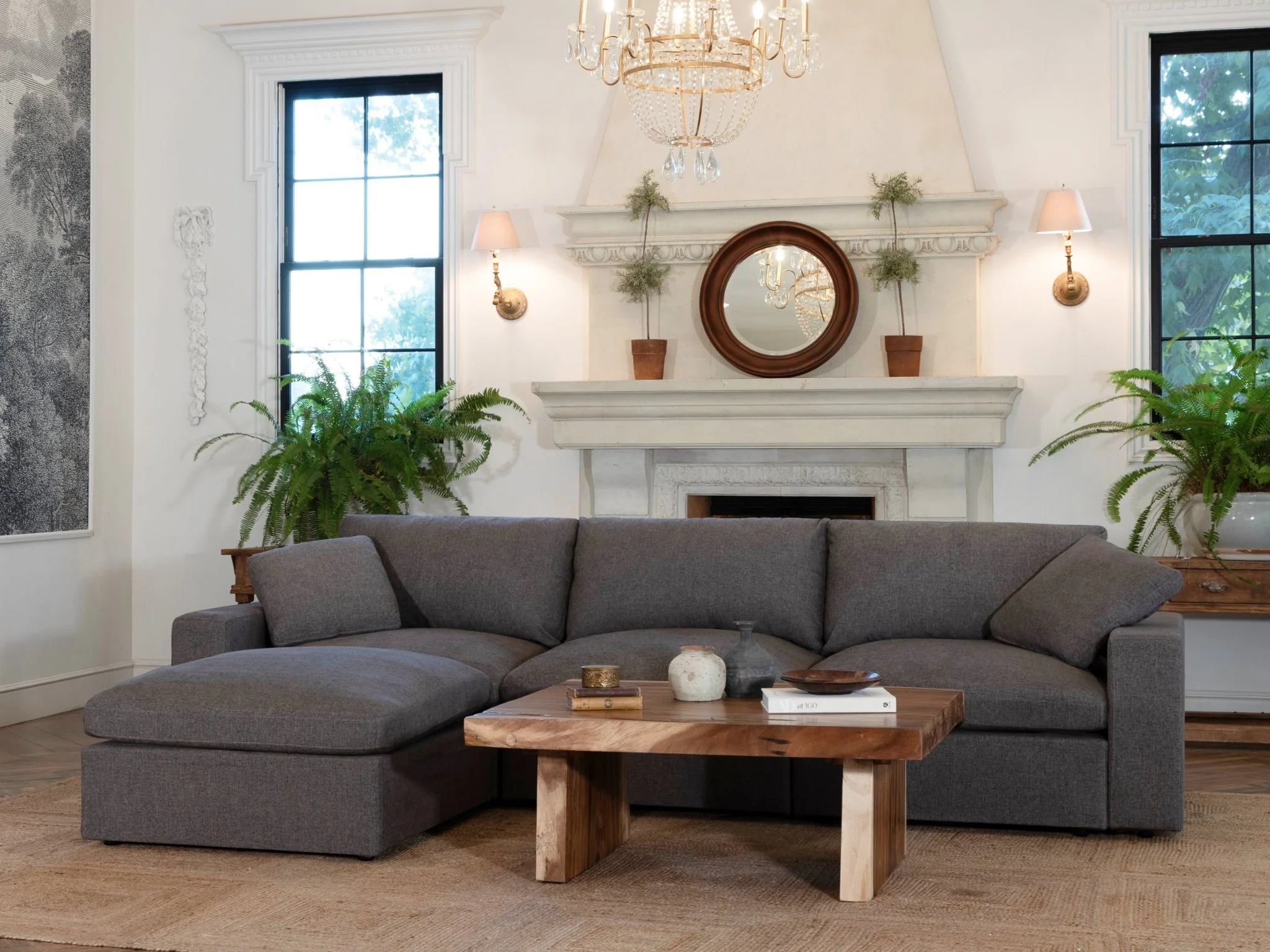 6-Seat Modular Double Chaise Sectional - Image 82