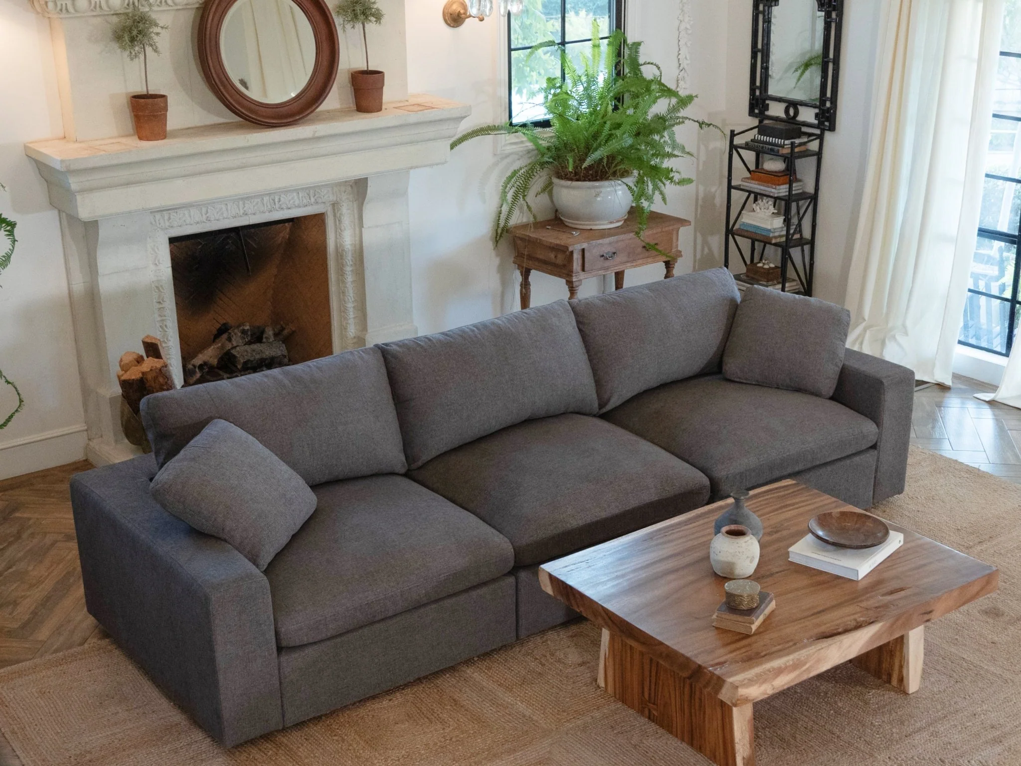 6-Seat Modular Double Chaise Sectional - Image 83