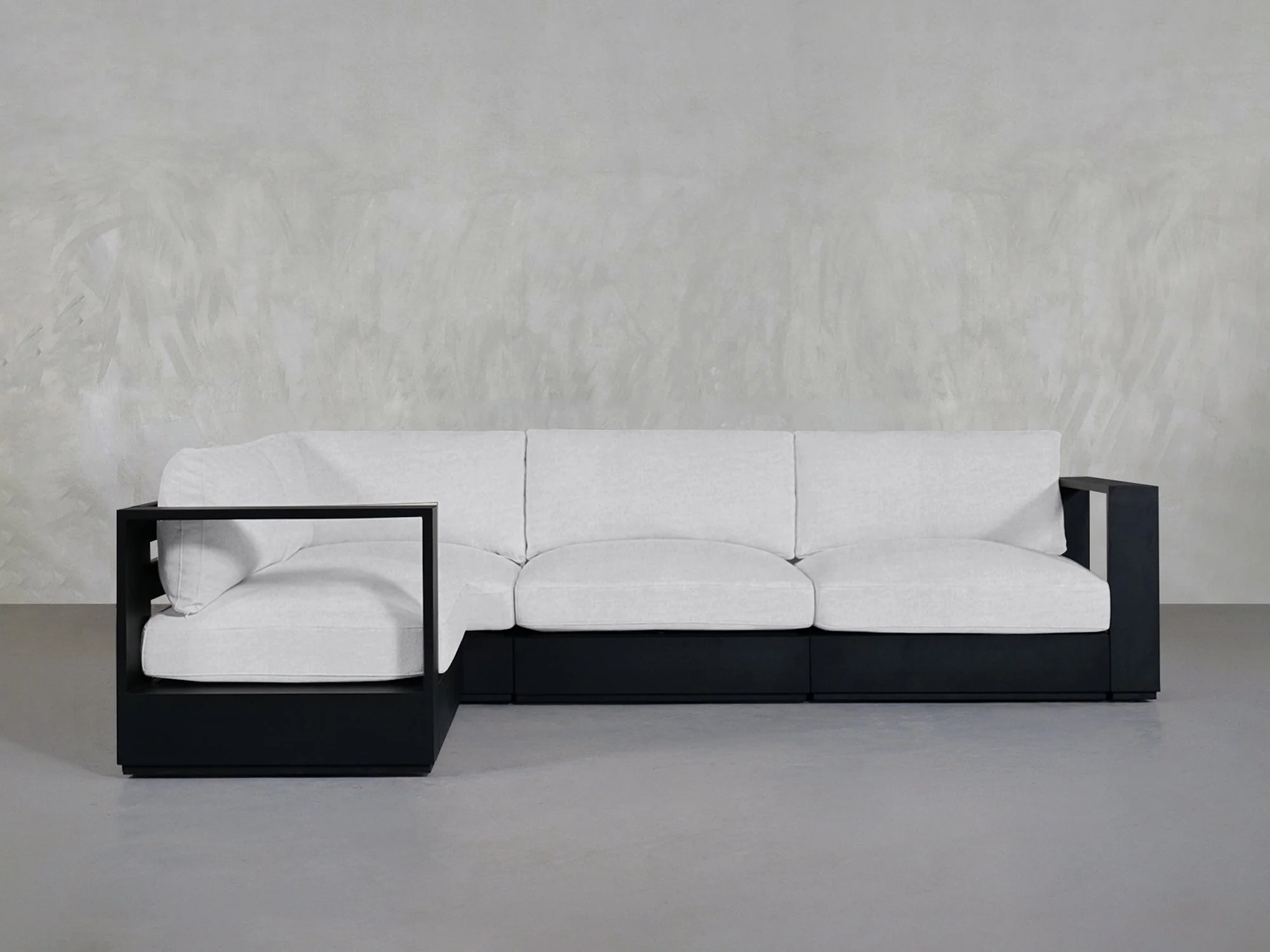 4-Seat Modular Corner Sectional Aluminum Outdoor - Image 8