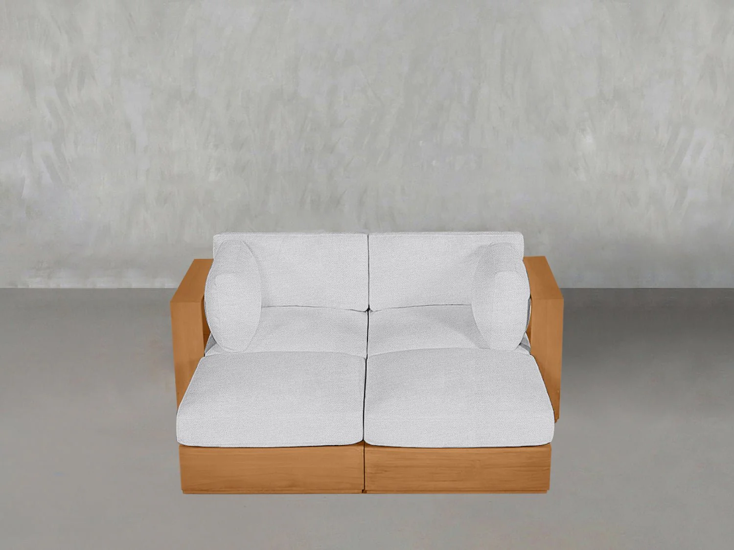 4-Seat Modular Daybed Teak Outdoor - Image 8