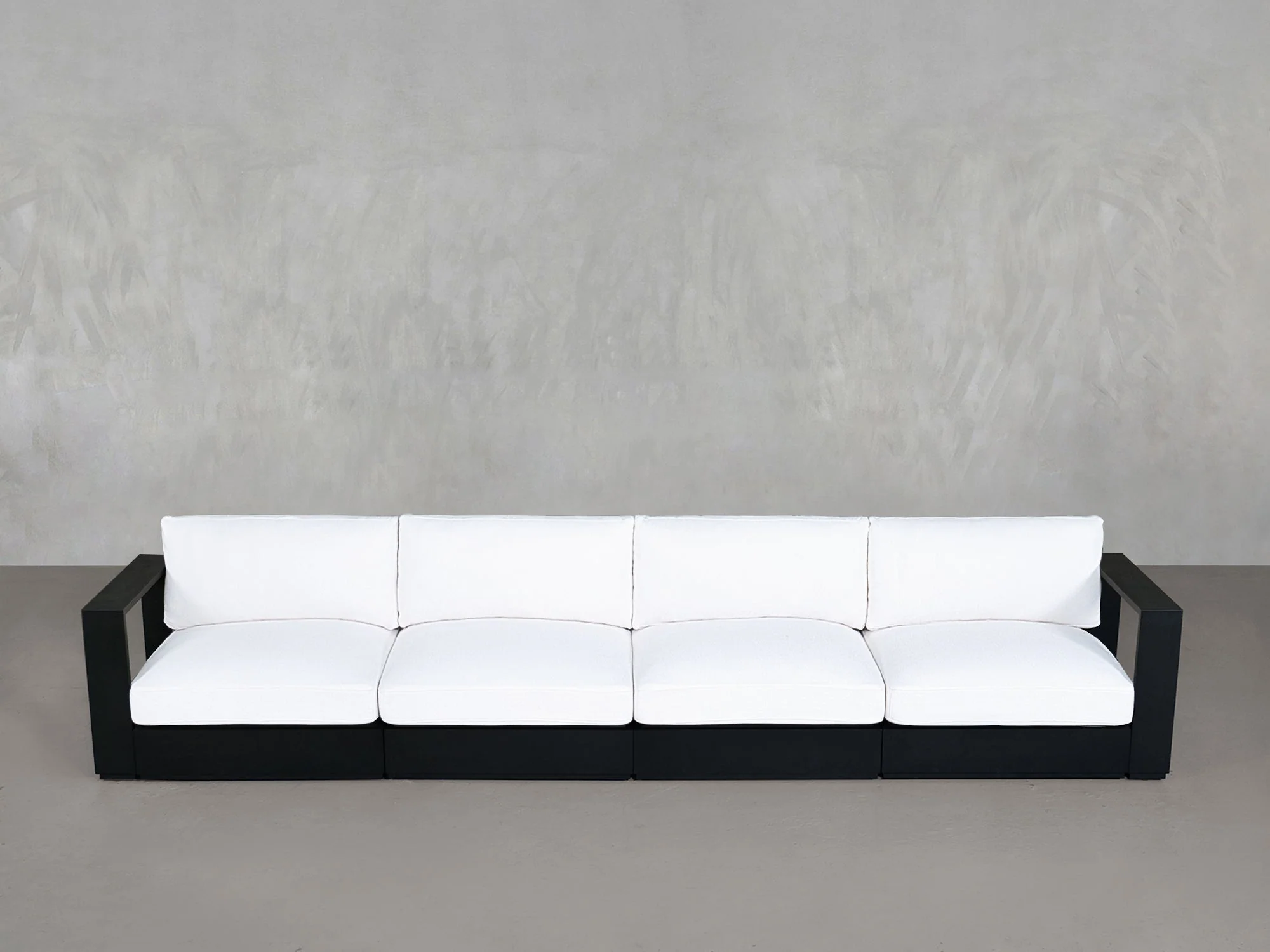 4-Seat Modular Sofa Aluminum Outdoor - Image 2