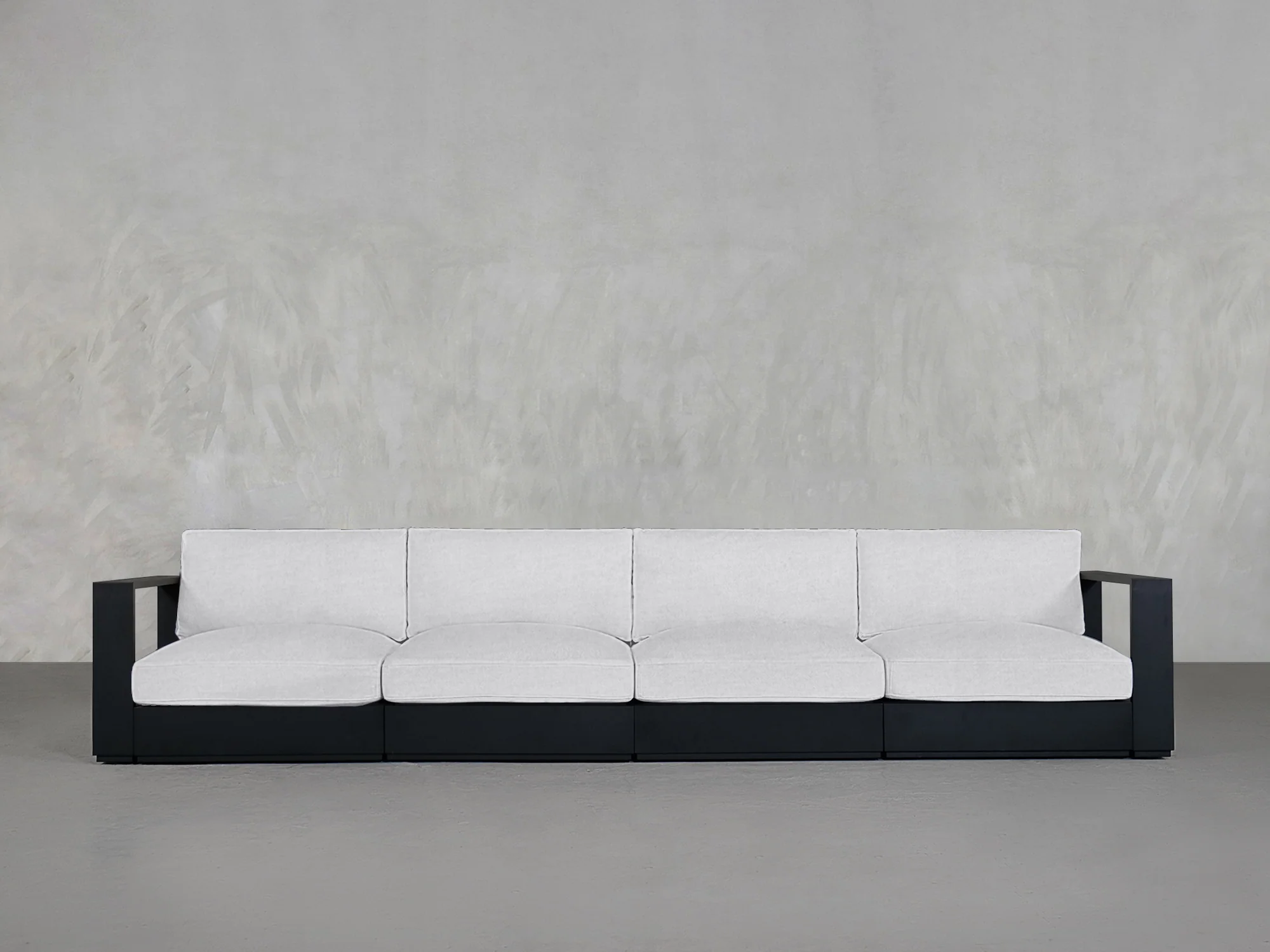 4-Seat Modular Sofa Aluminum Outdoor - Image 8