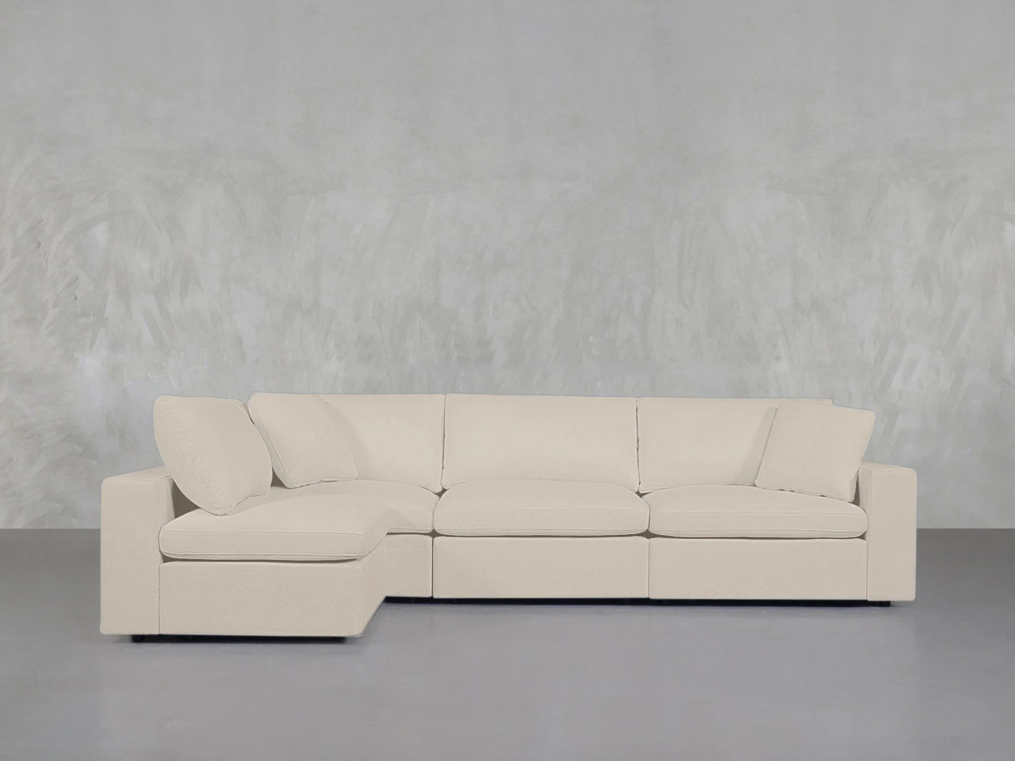 4-Seat Modular Open Corner Sectional - Image 132