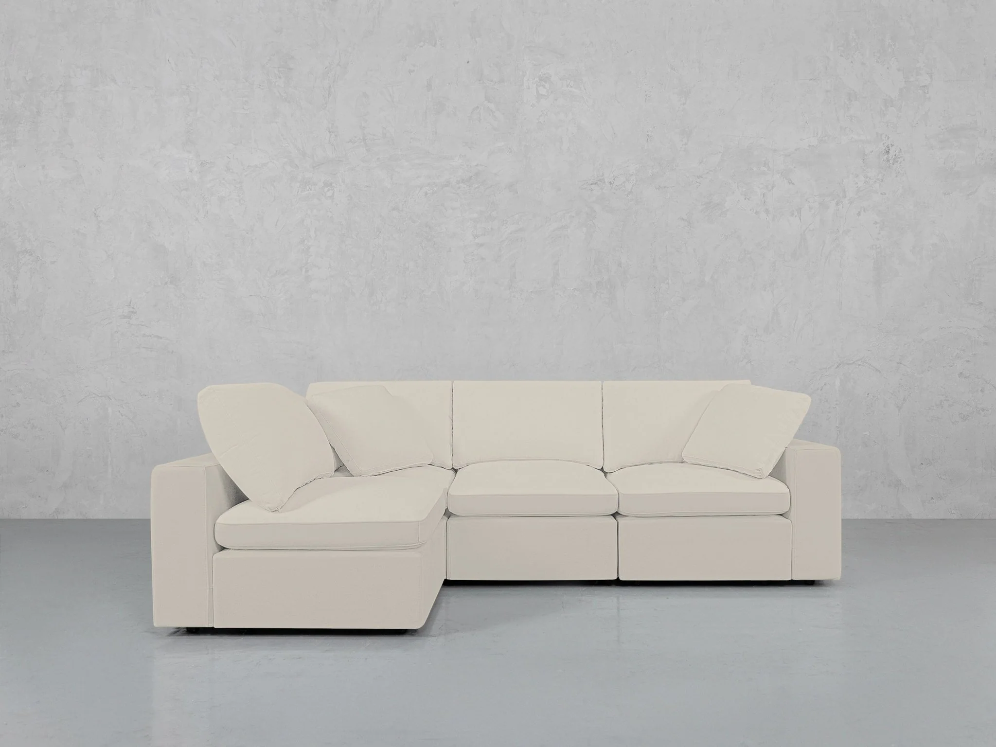 4-Seat Modular Open Corner Sectional - Image 135