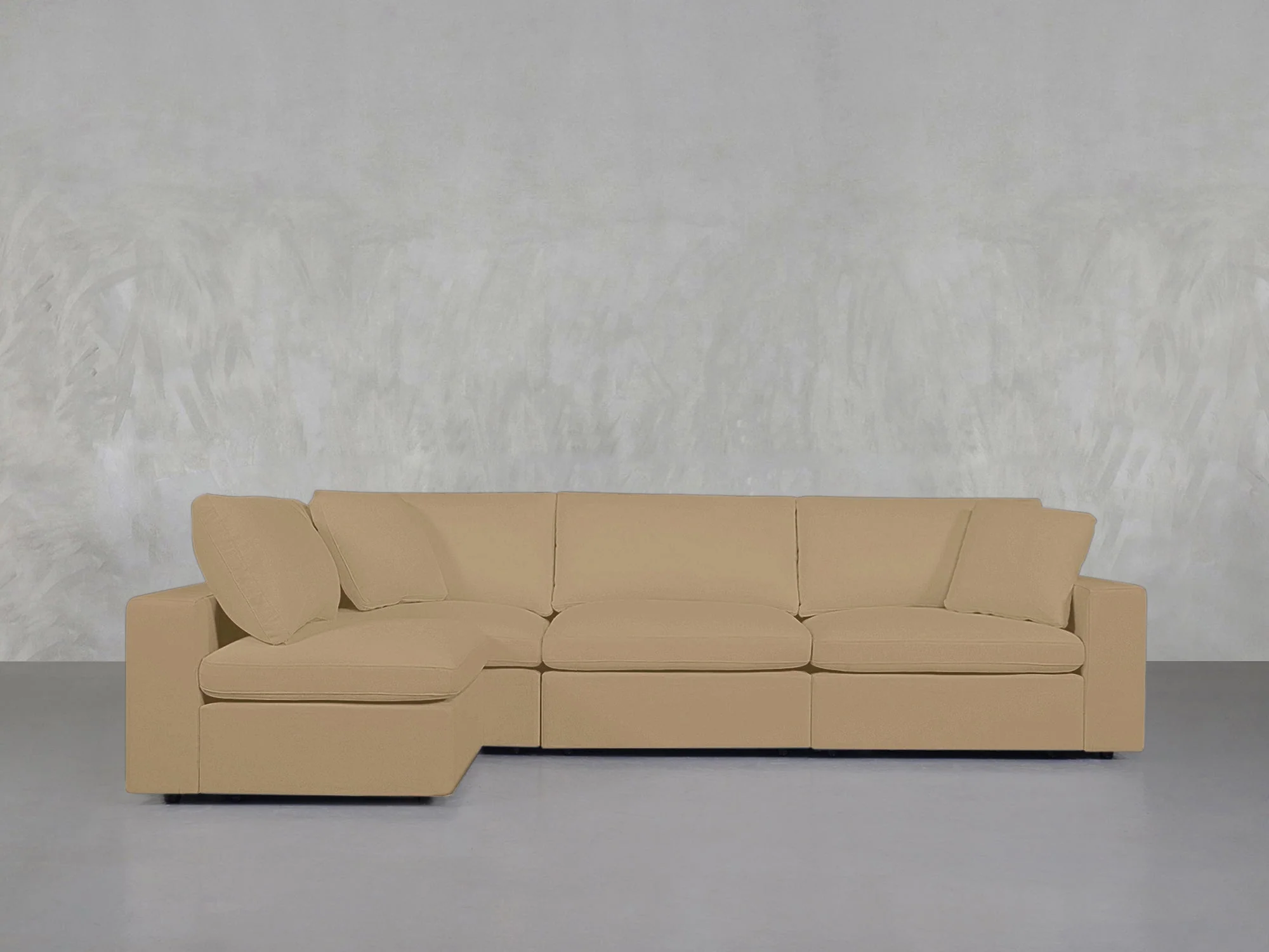4-Seat Modular Open Corner Sectional - Image 144