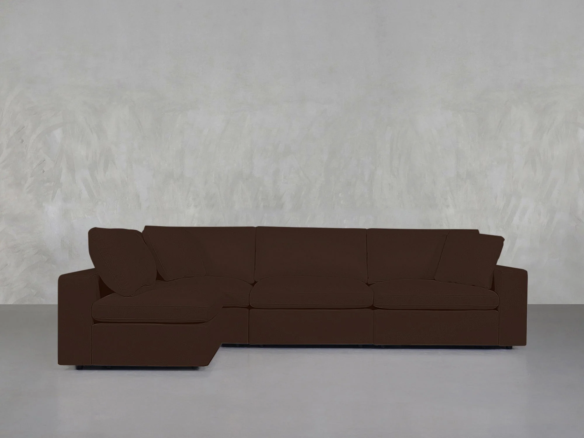 4-Seat Modular Open Corner Sectional - Image 156