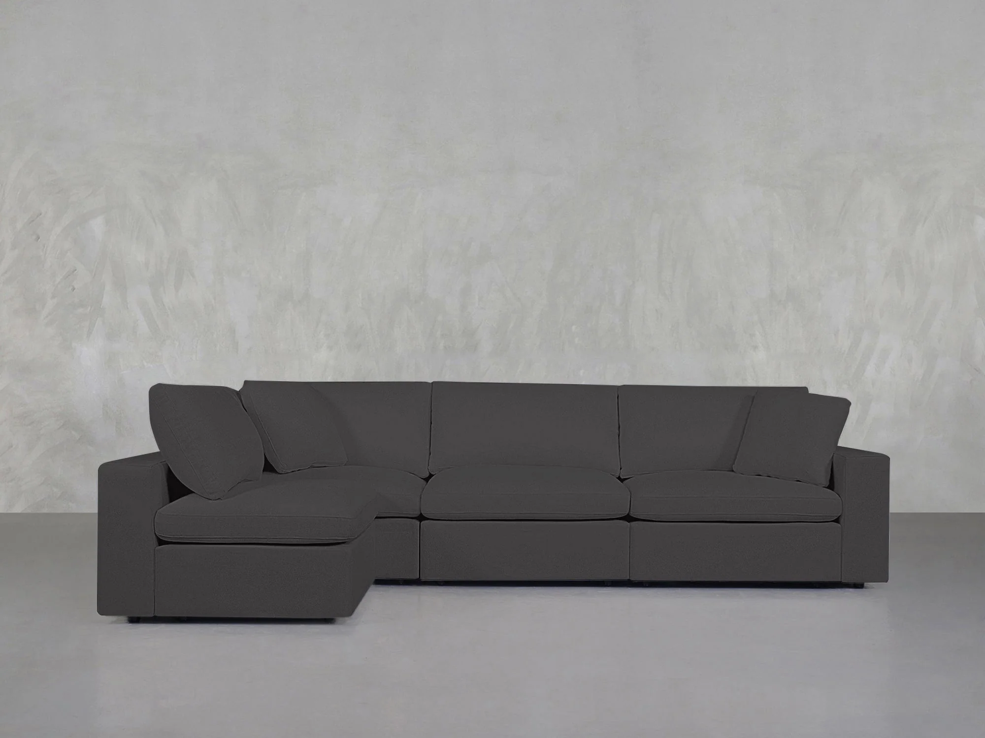4-Seat Modular Open Corner Sectional - Image 203