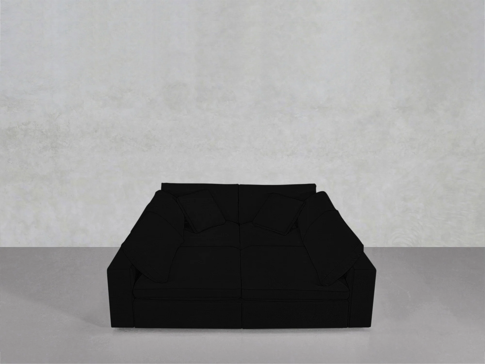 4-Seat Modular Open Corner Sectional - Image 218