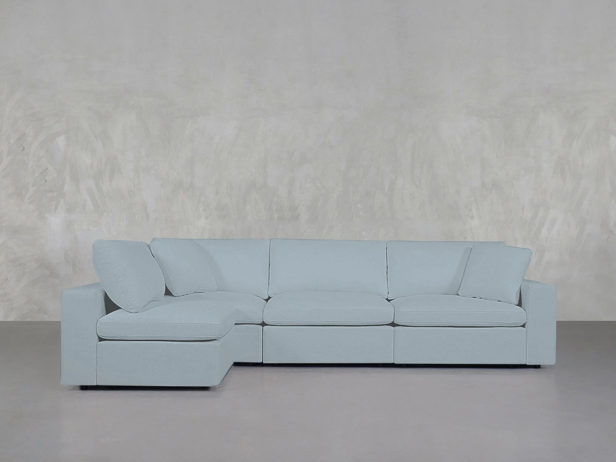 4-Seat Modular Open Corner Sectional - Image 224