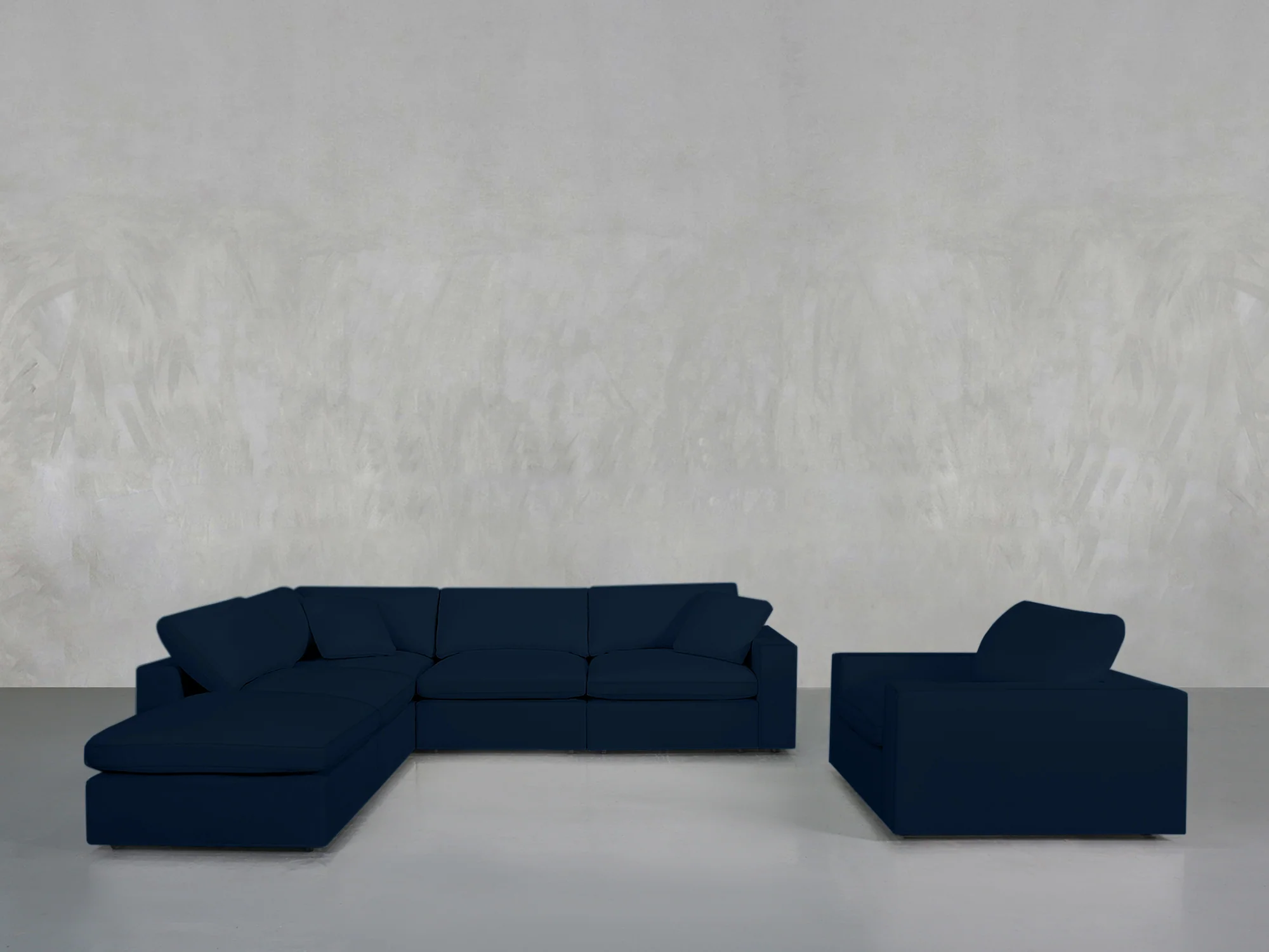 5-1 Sectional & Armchair Set - Image 117