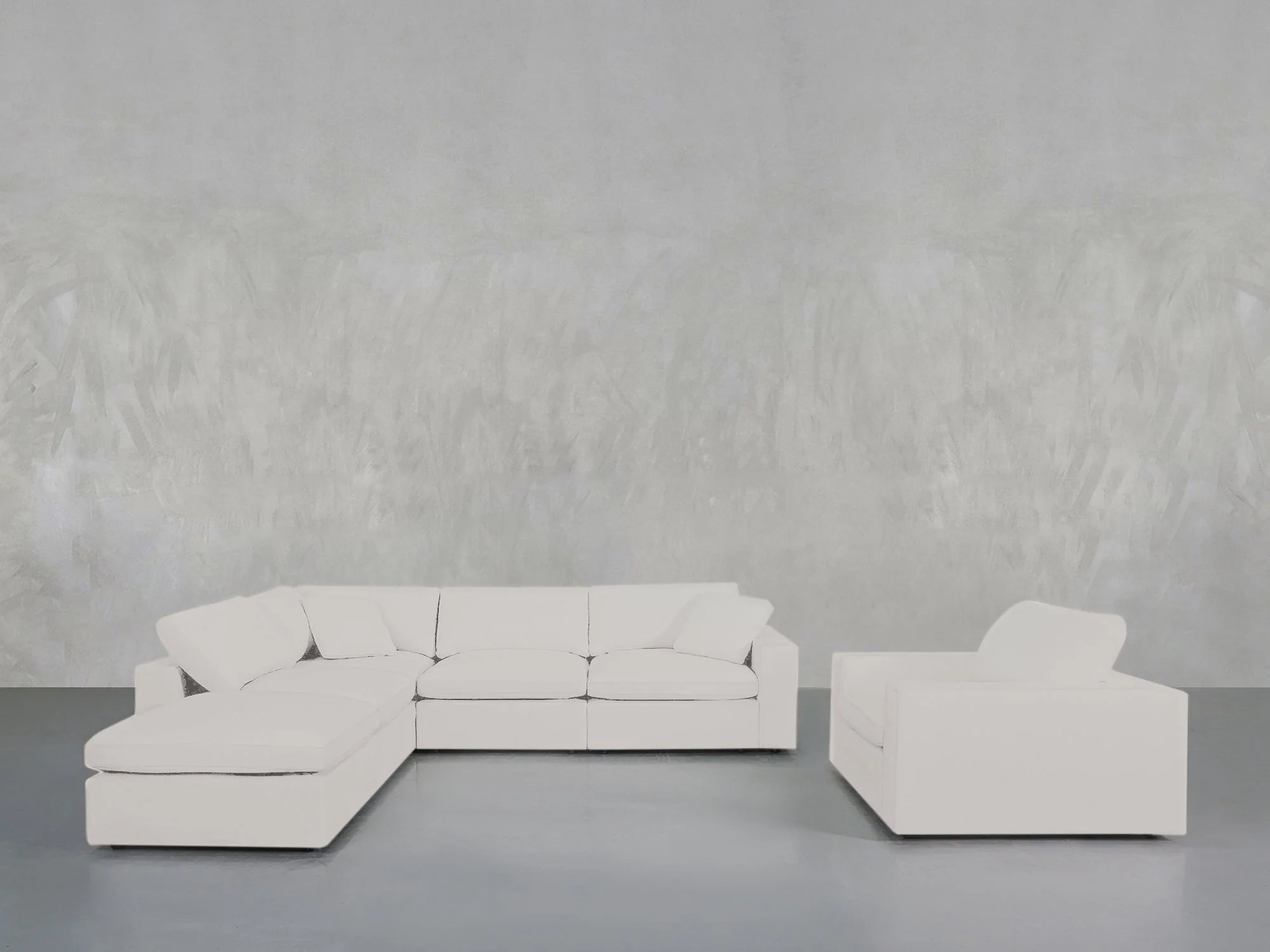 5-1 Sectional & Armchair Set - Image 125