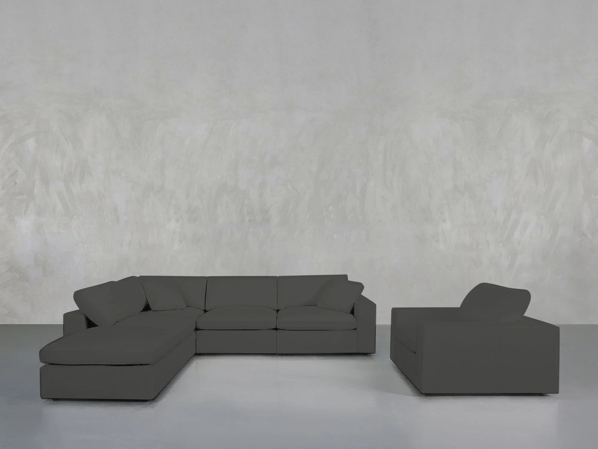 5-1 Sectional & Armchair Set - Image 133