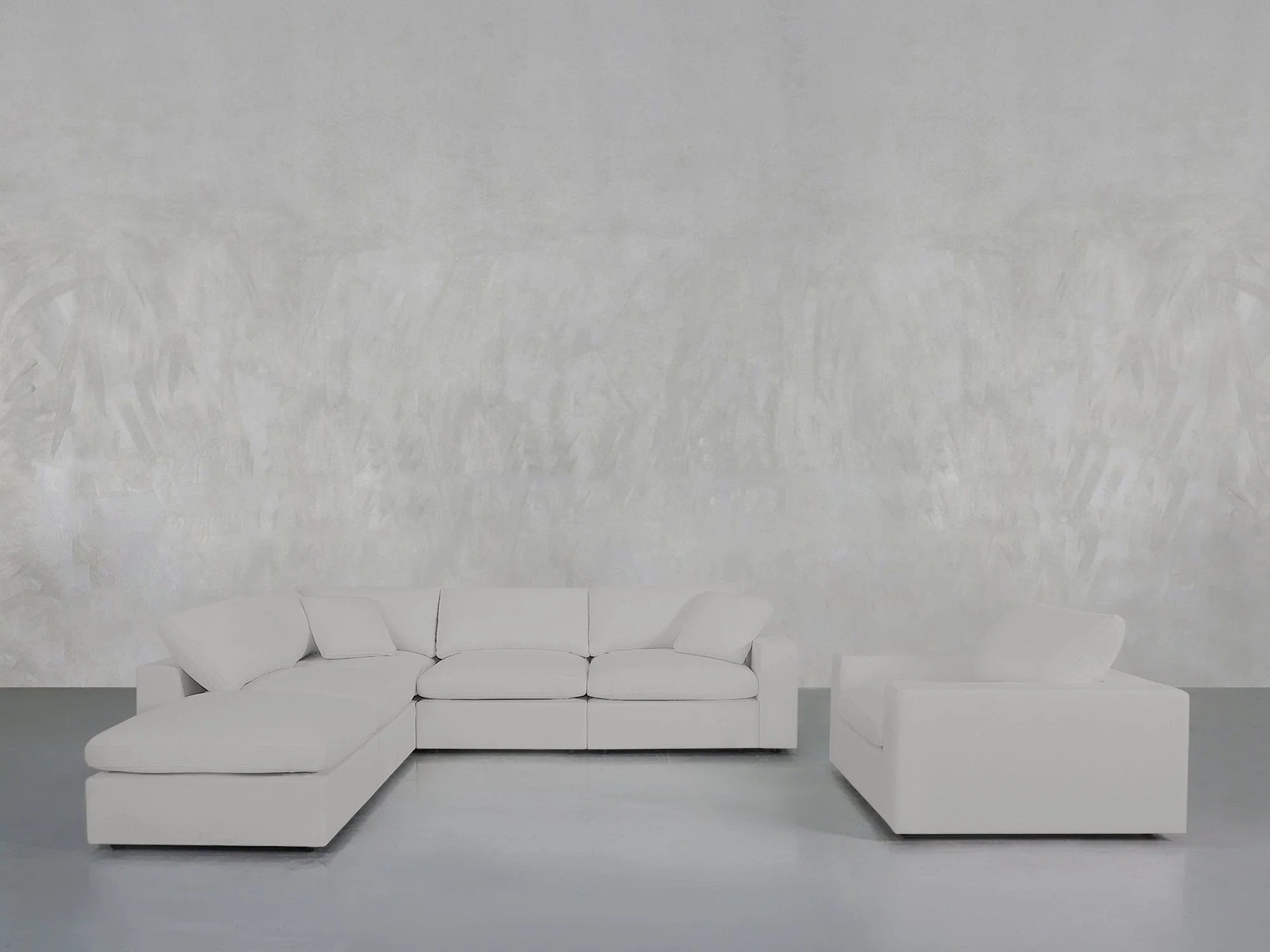 5-1 Sectional & Armchair Set - Image 16