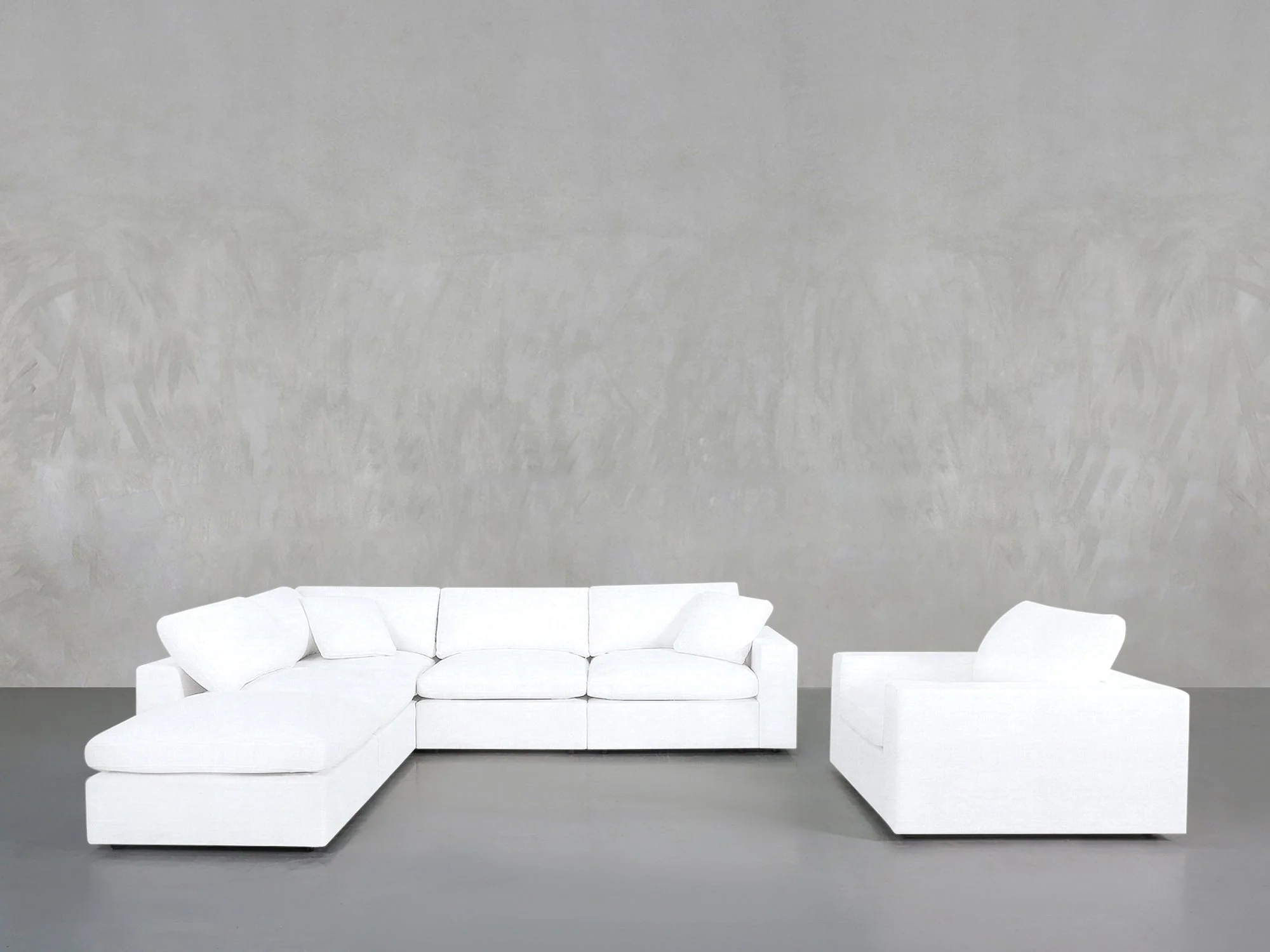 5-1 Sectional & Armchair Set - Image 23