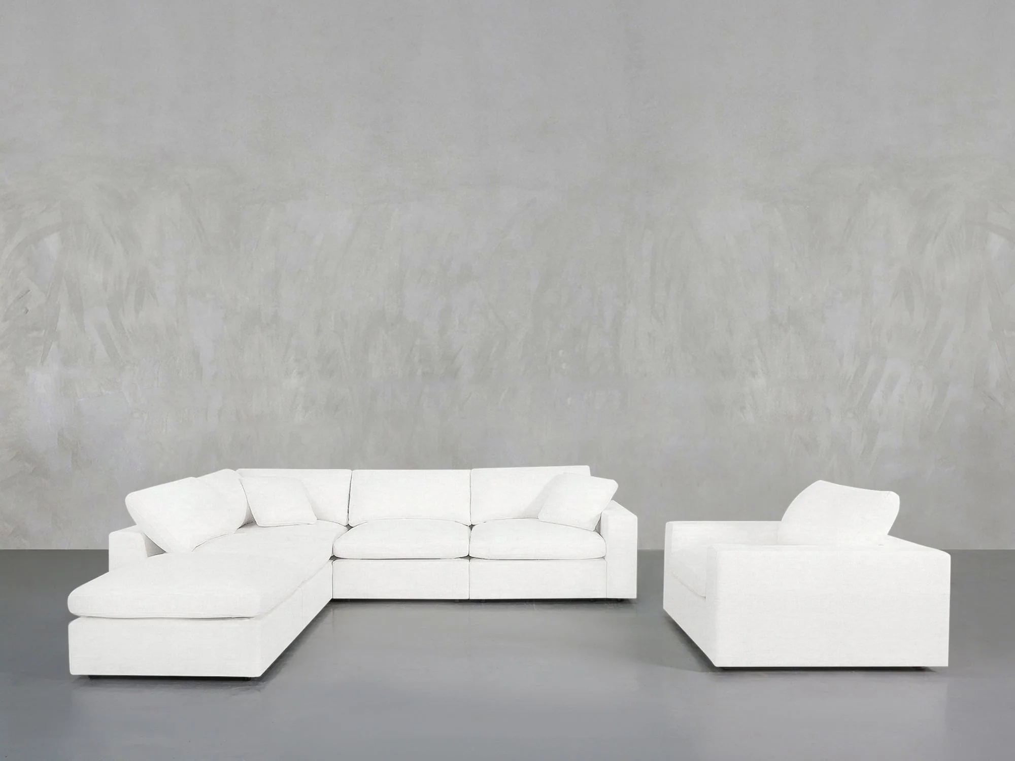 5-1 Sectional & Armchair Set - Image 31