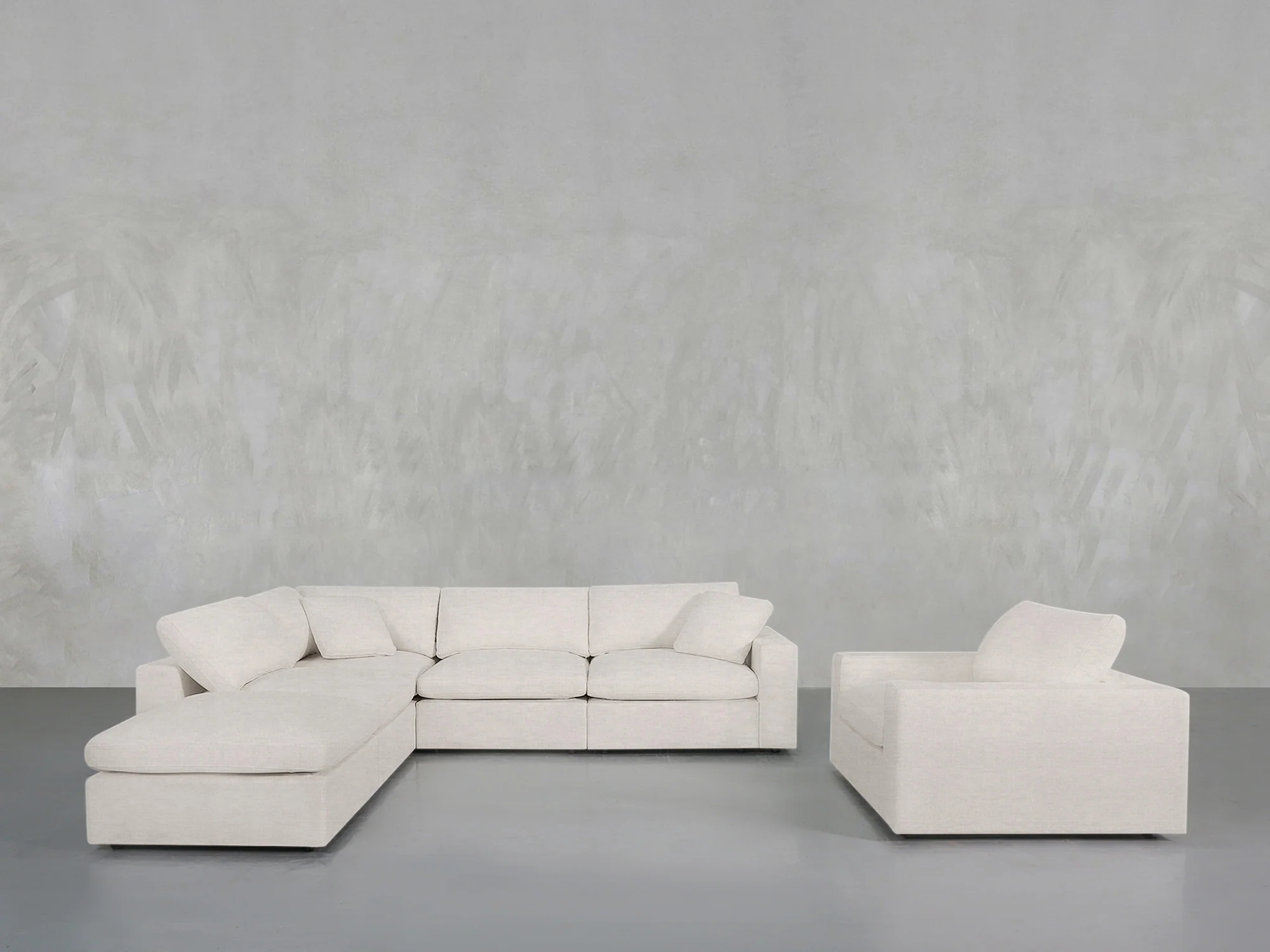 5-1 Sectional & Armchair Set - Image 39