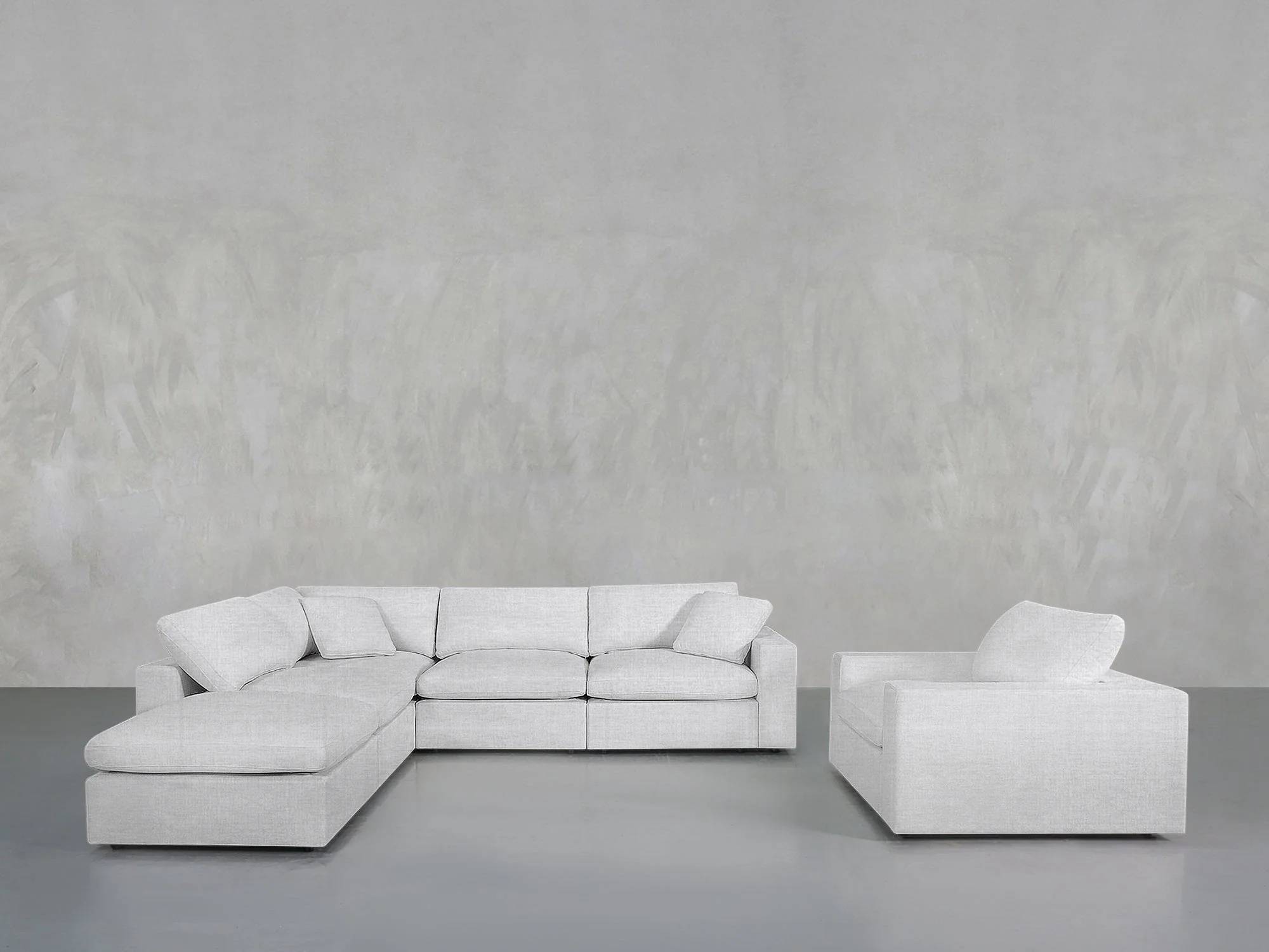 5-1 Sectional & Armchair Set - Image 45