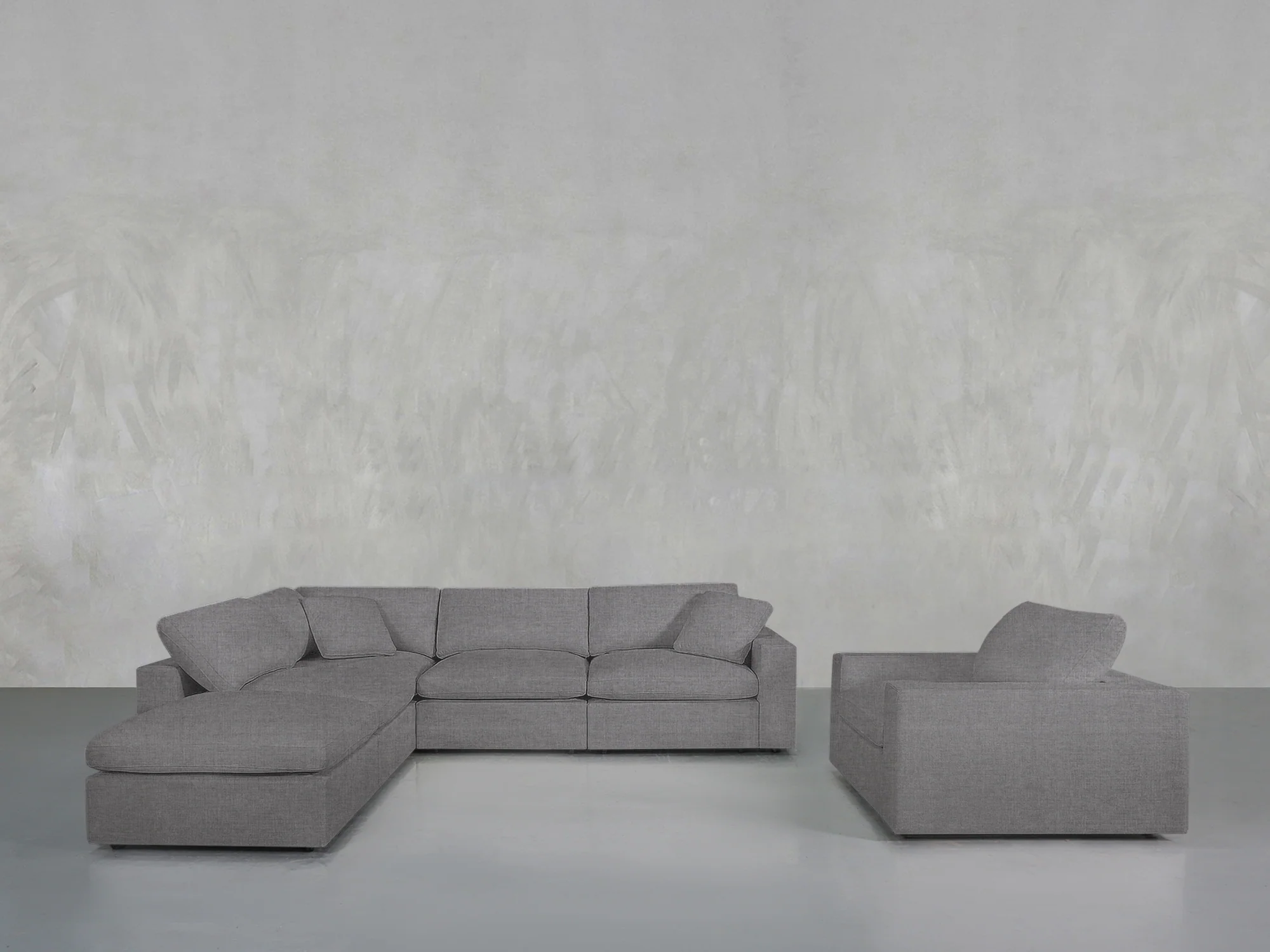 5-1 Sectional & Armchair Set - Image 53