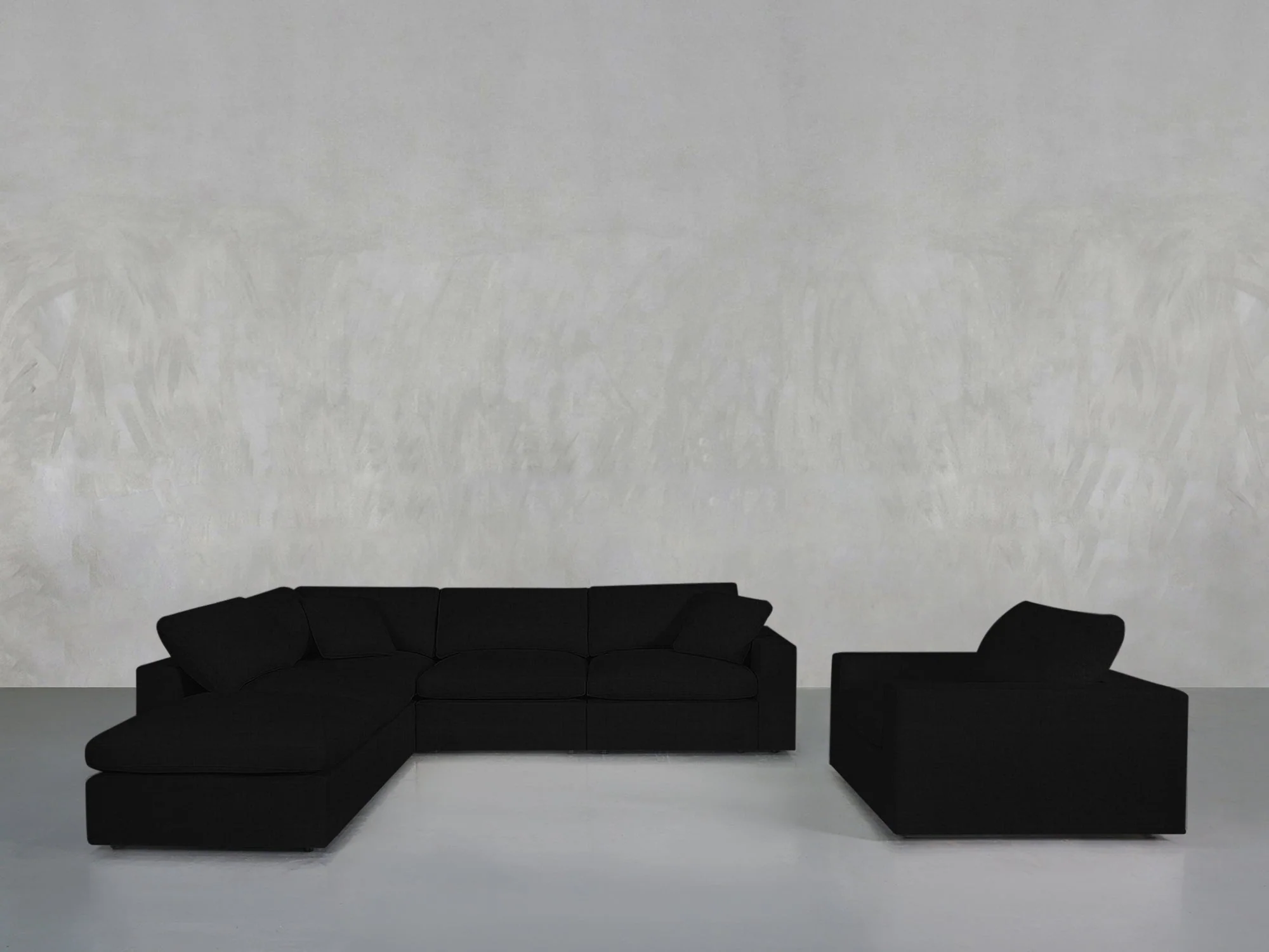 5-1 Sectional & Armchair Set - Image 69